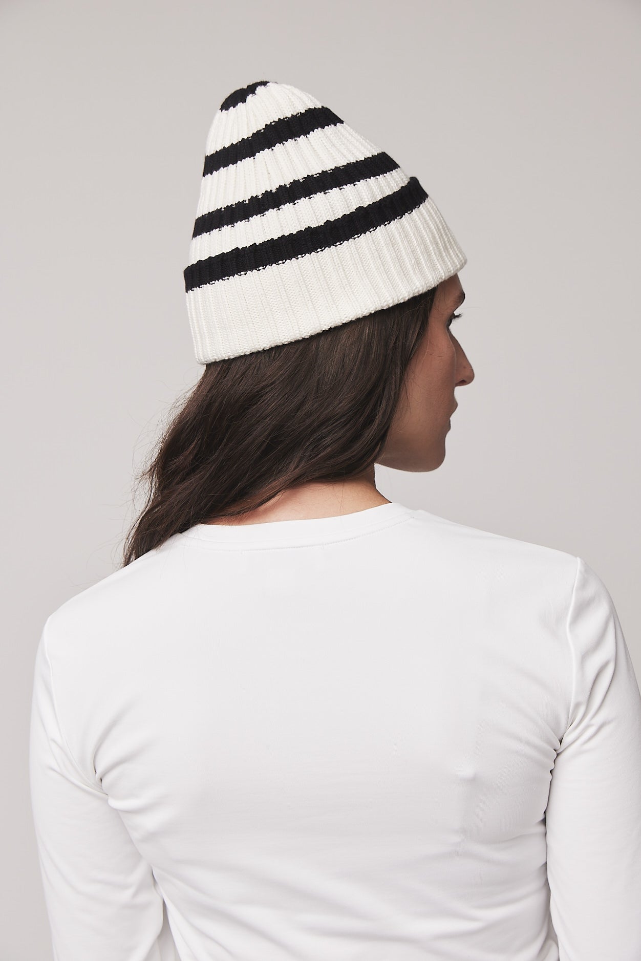 Striped Rib Beanie - Image 3