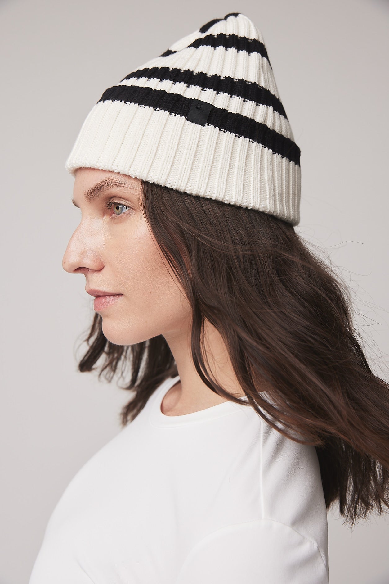 Striped Rib Beanie - Image 2