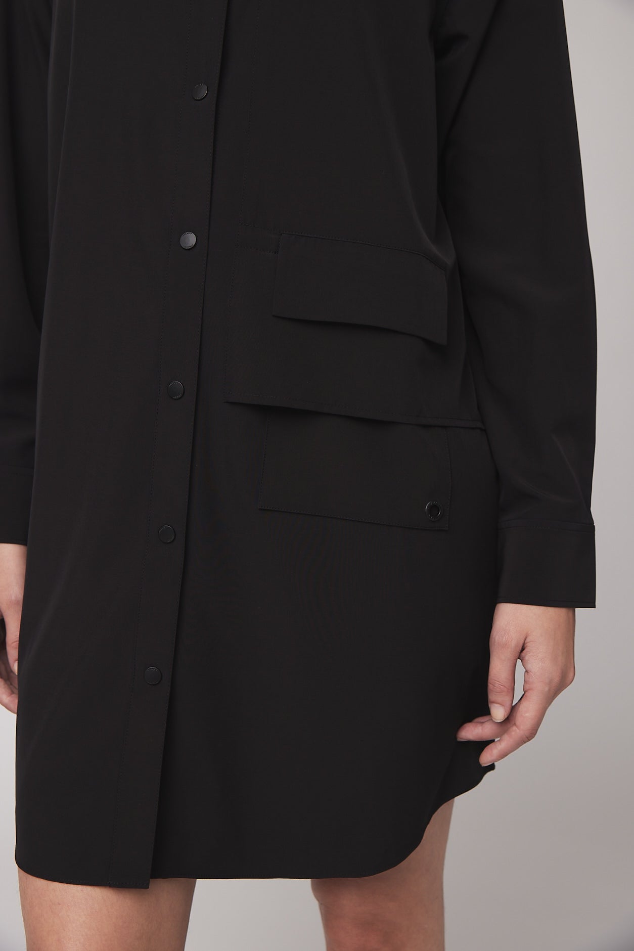 Tech Slk Shirt Dress - Image 6