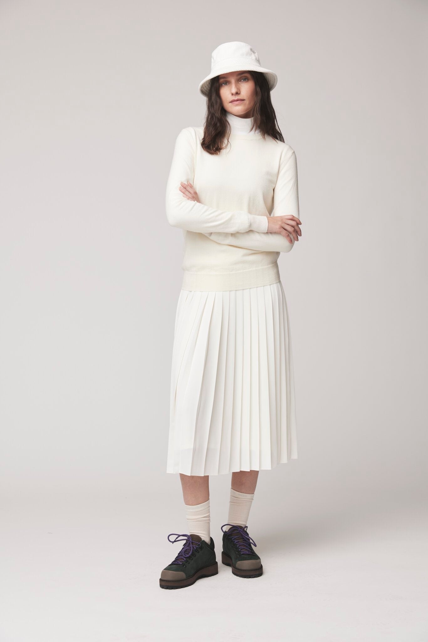 Tech Slk Pleated Midi Skirt - Image 20