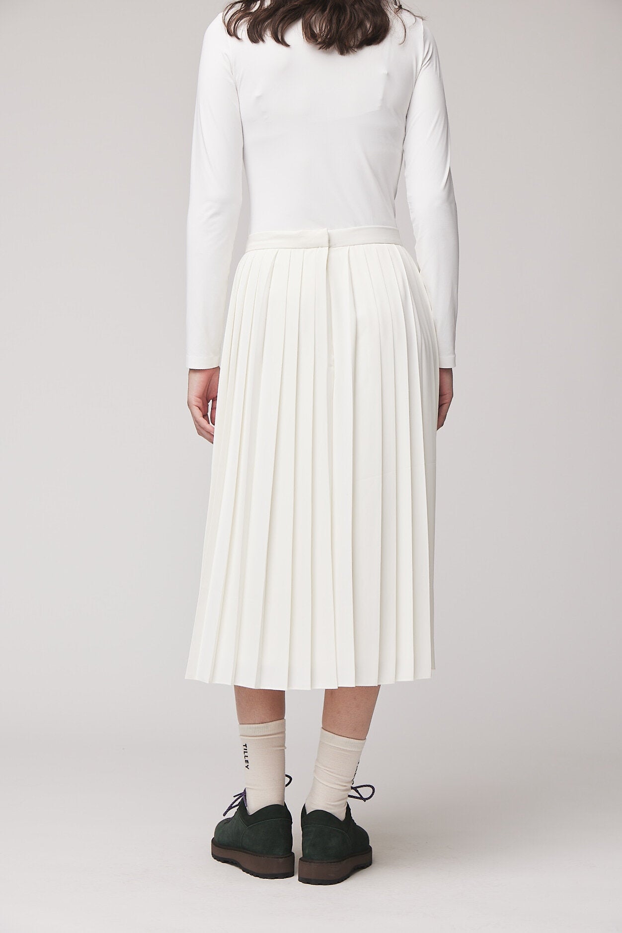 Tech Slk Pleated Midi Skirt - Image 22