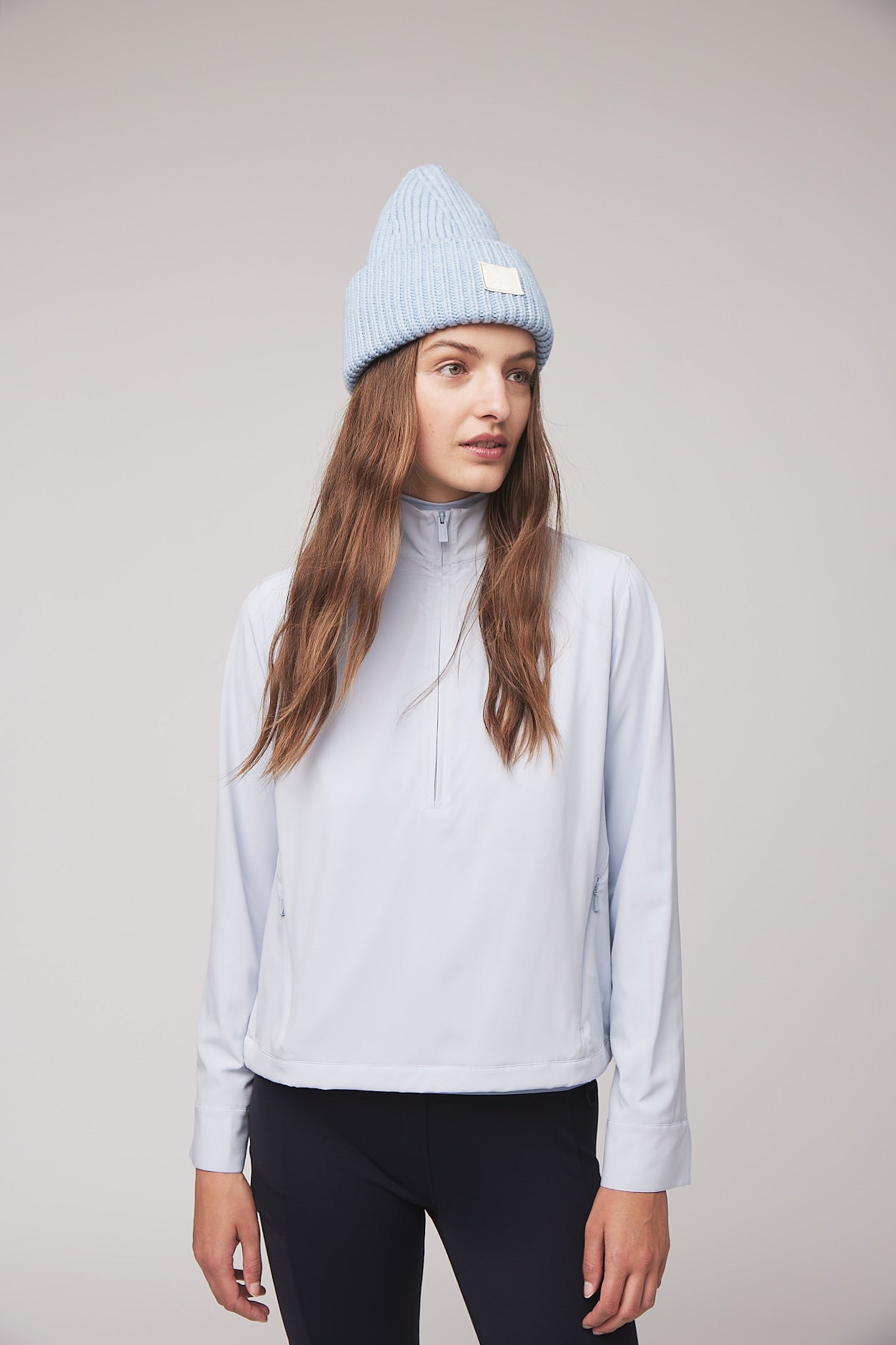 Tech Slk Long Sleeve 1/2 Zip Shirt - Image 2