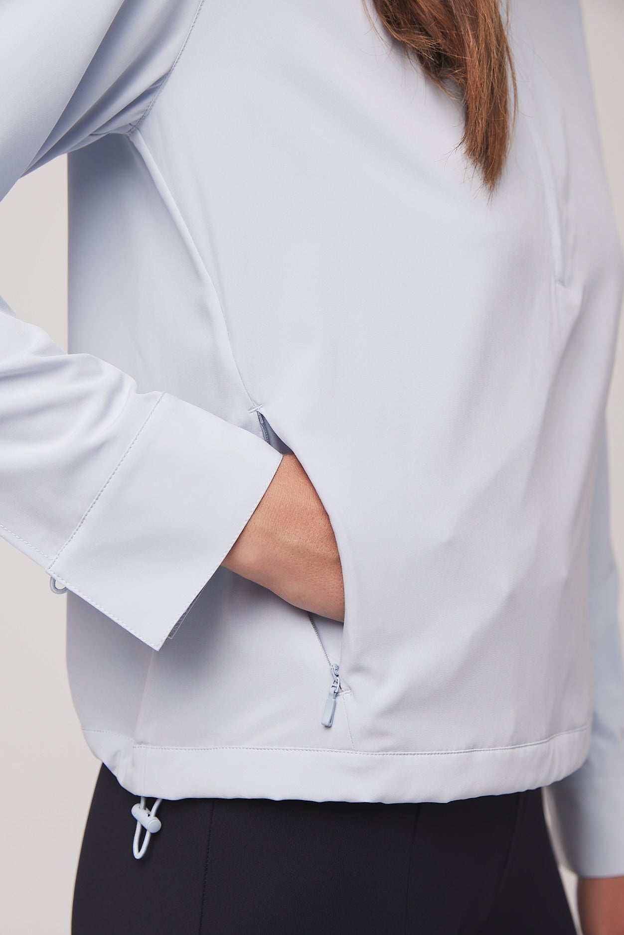 Tech Slk Long Sleeve 1/2 Zip Shirt - Image 5