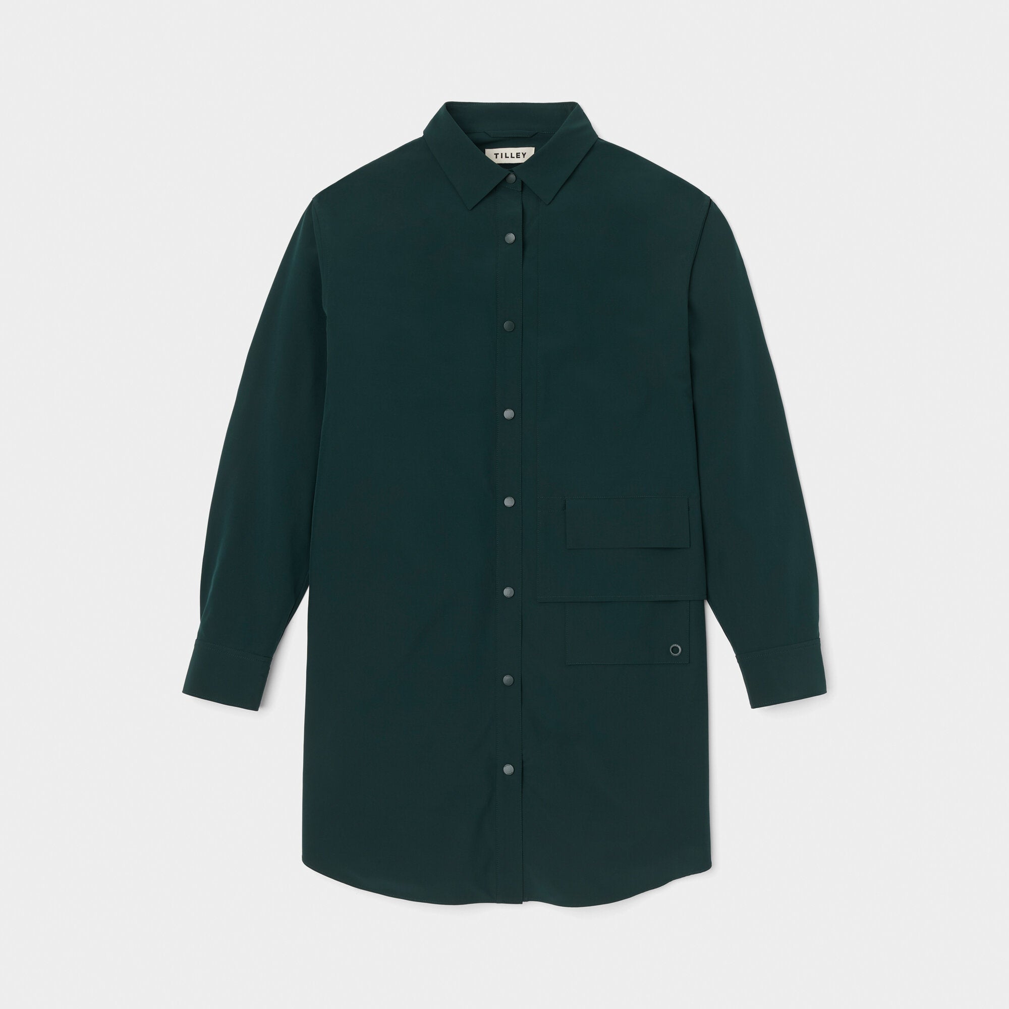 Tech Slk Shirt Dress - Image 14