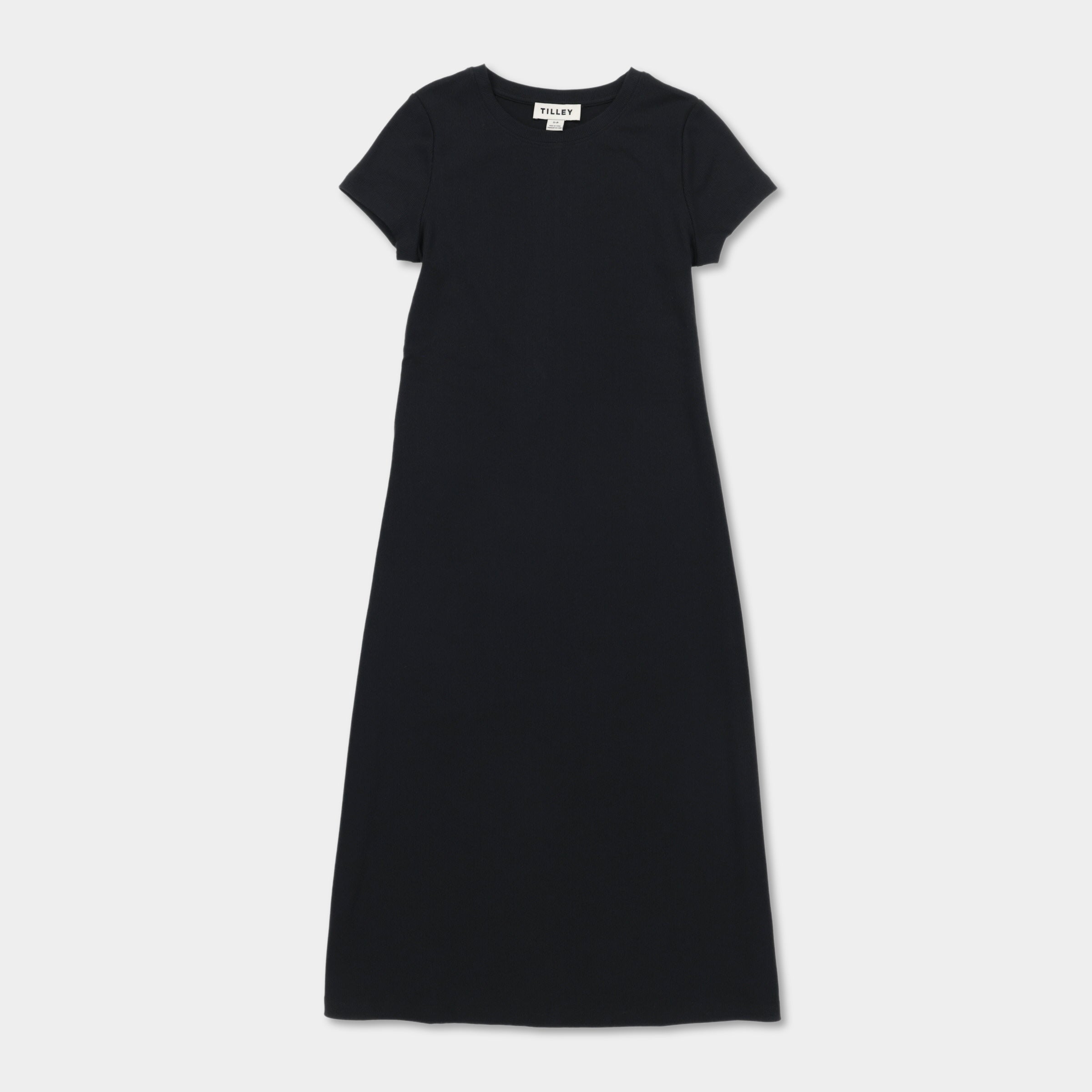 Short Sleeve Rib Tee Dress - Image 18