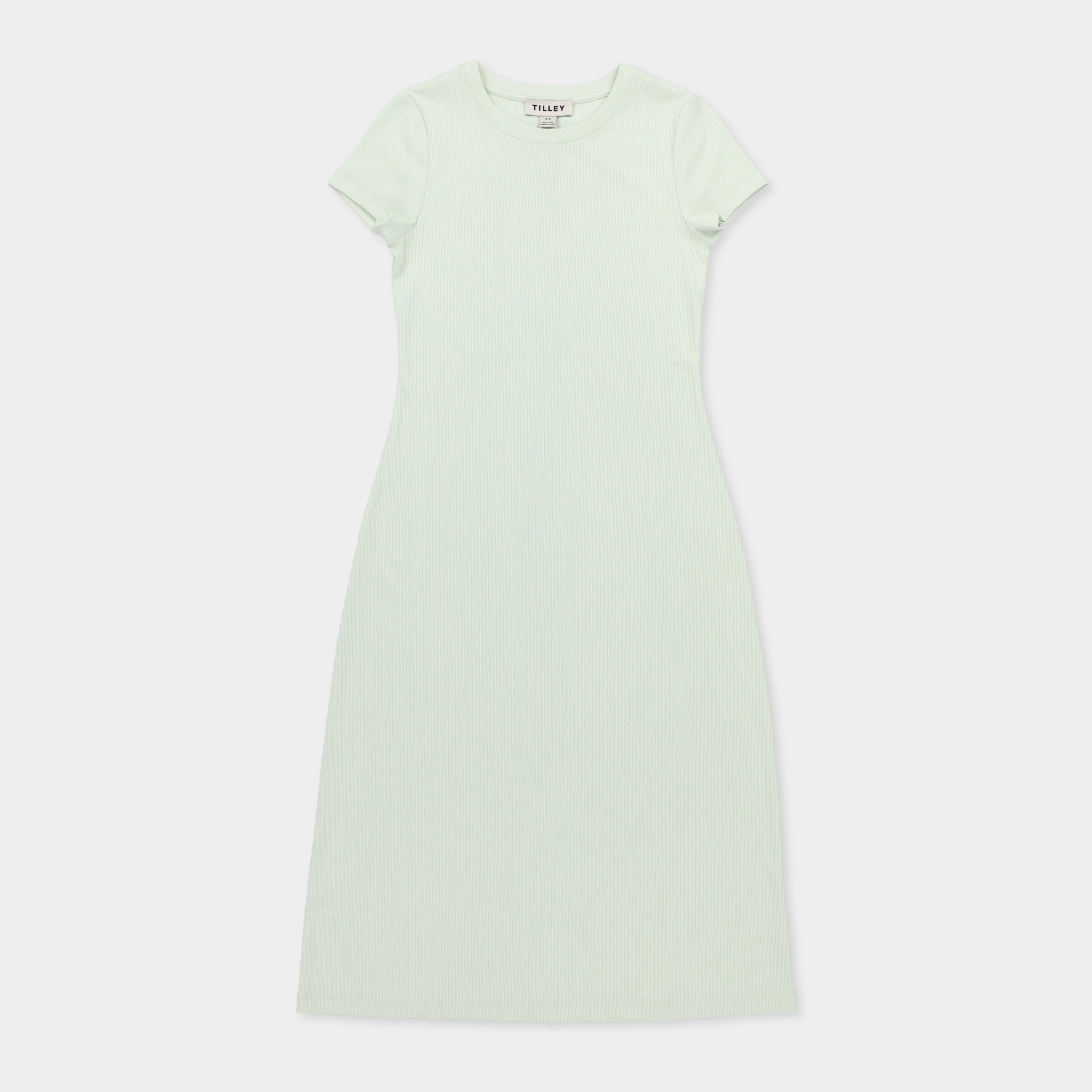 Short Sleeve Rib Tee Dress - Image 13