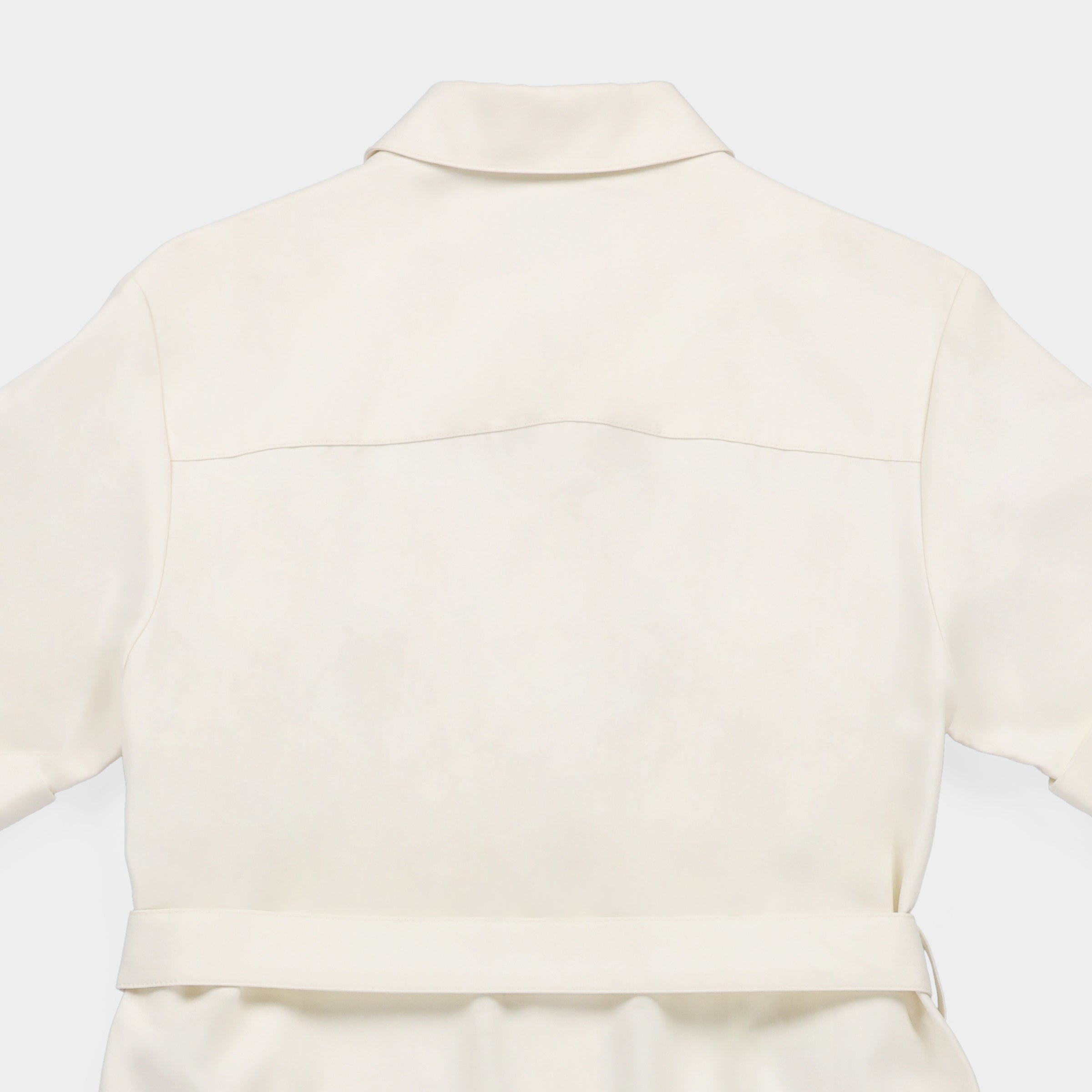 Tencel Cotton Safari Midi Dress - Image 16