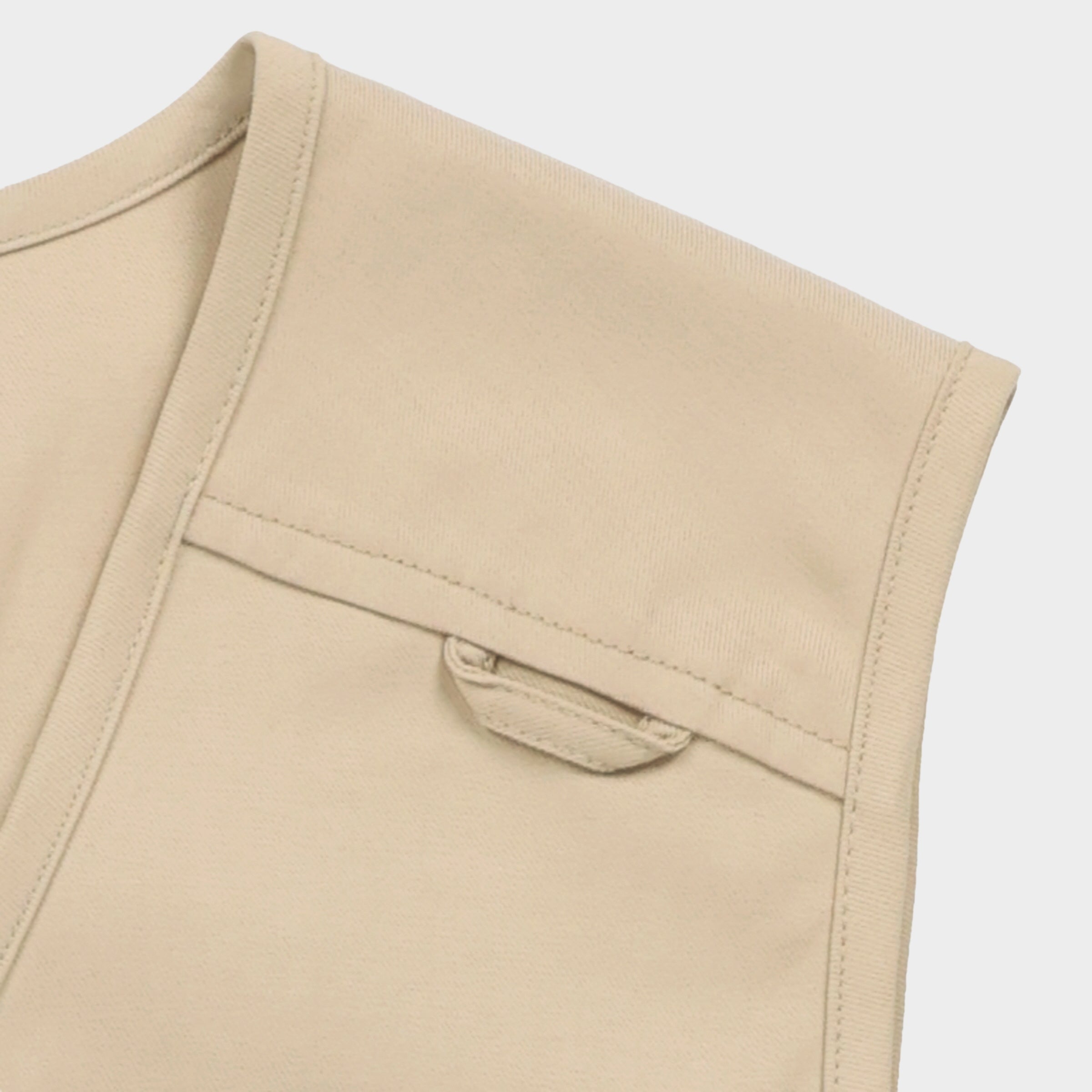 Tencel Cotton Safari Vest Dress - Image 35