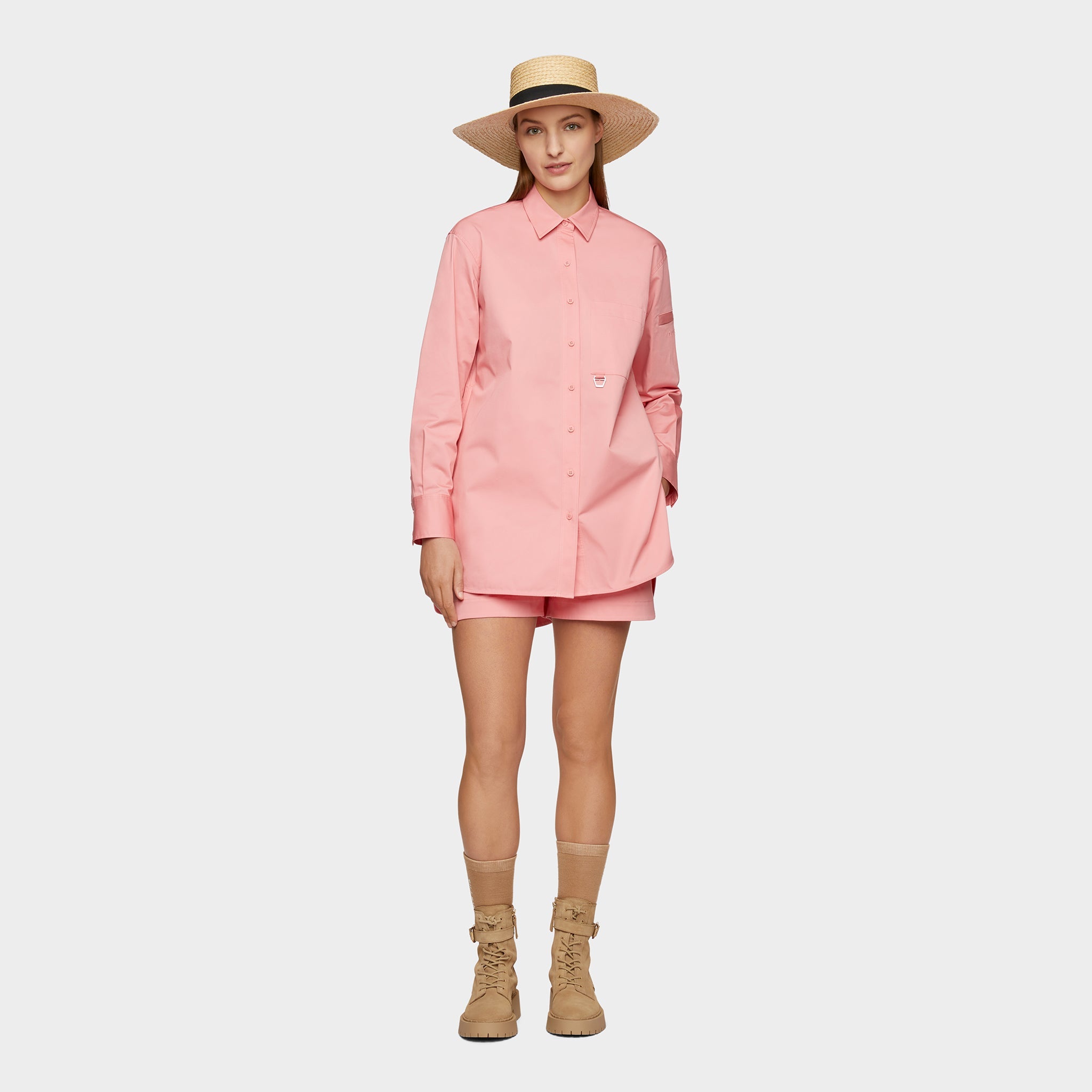 Straw Wide Brimmed Sun Hat - Image 2