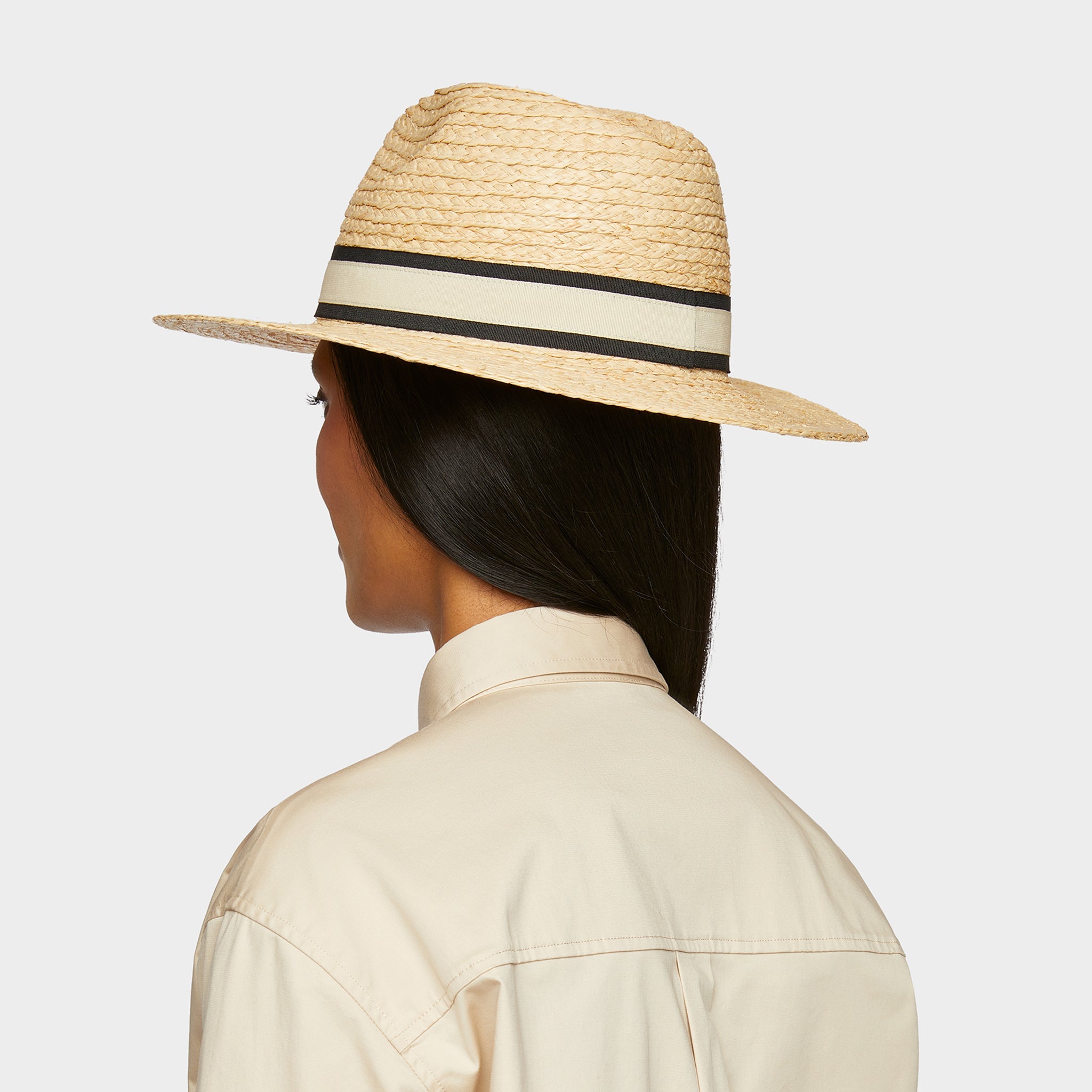 Straw Fedora Sun Hat - Image 4
