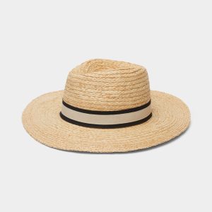 Straw Fedora Sun Hat