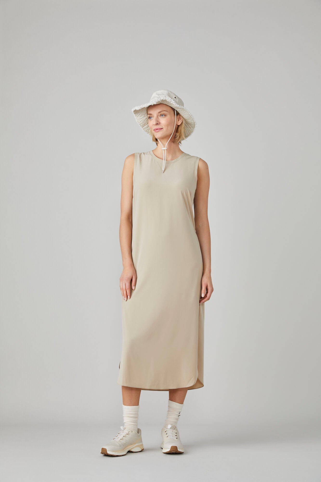 Tech Slk Midi Dress - Image 2