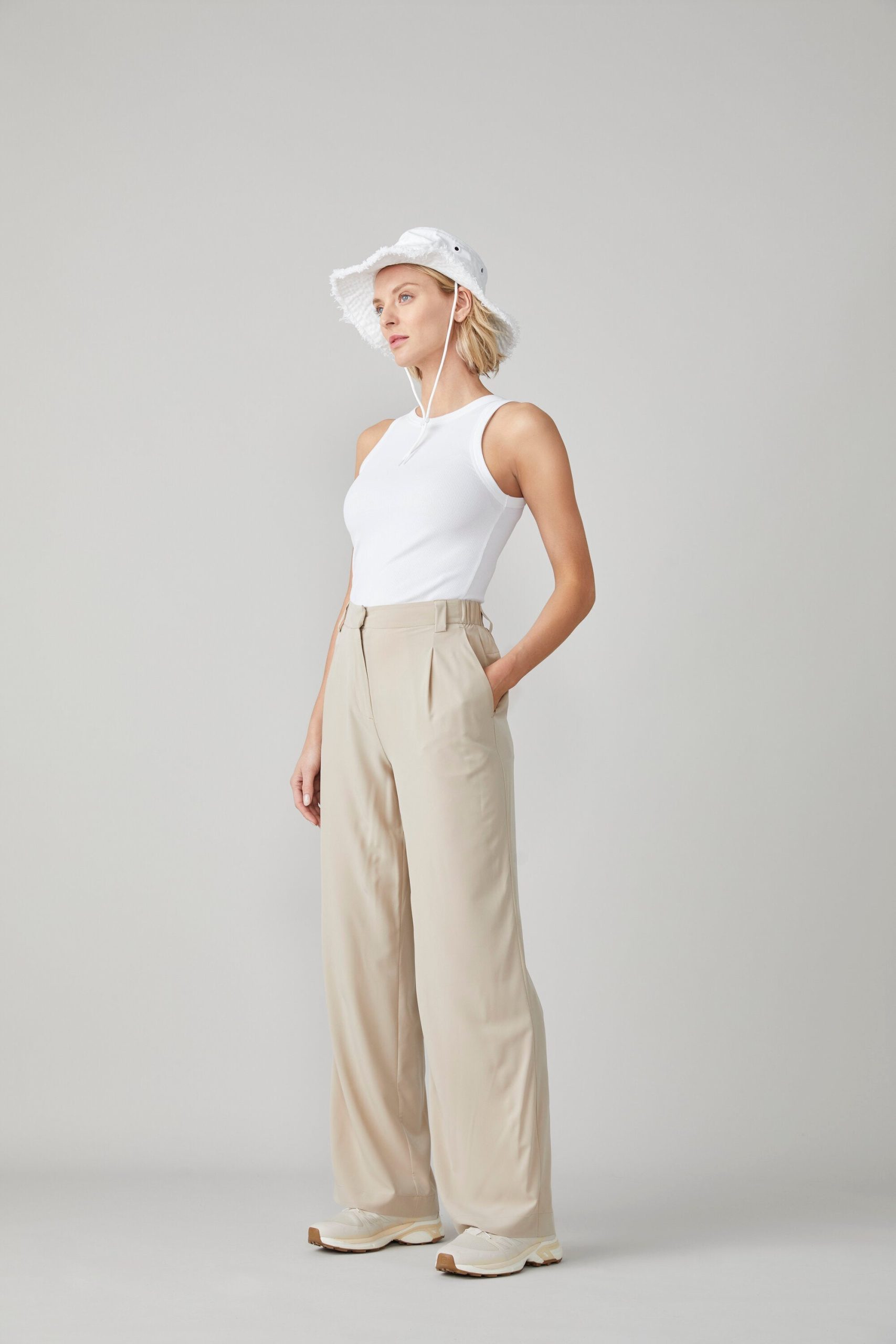 Tech Slk Wide Leg Pant - Image 3