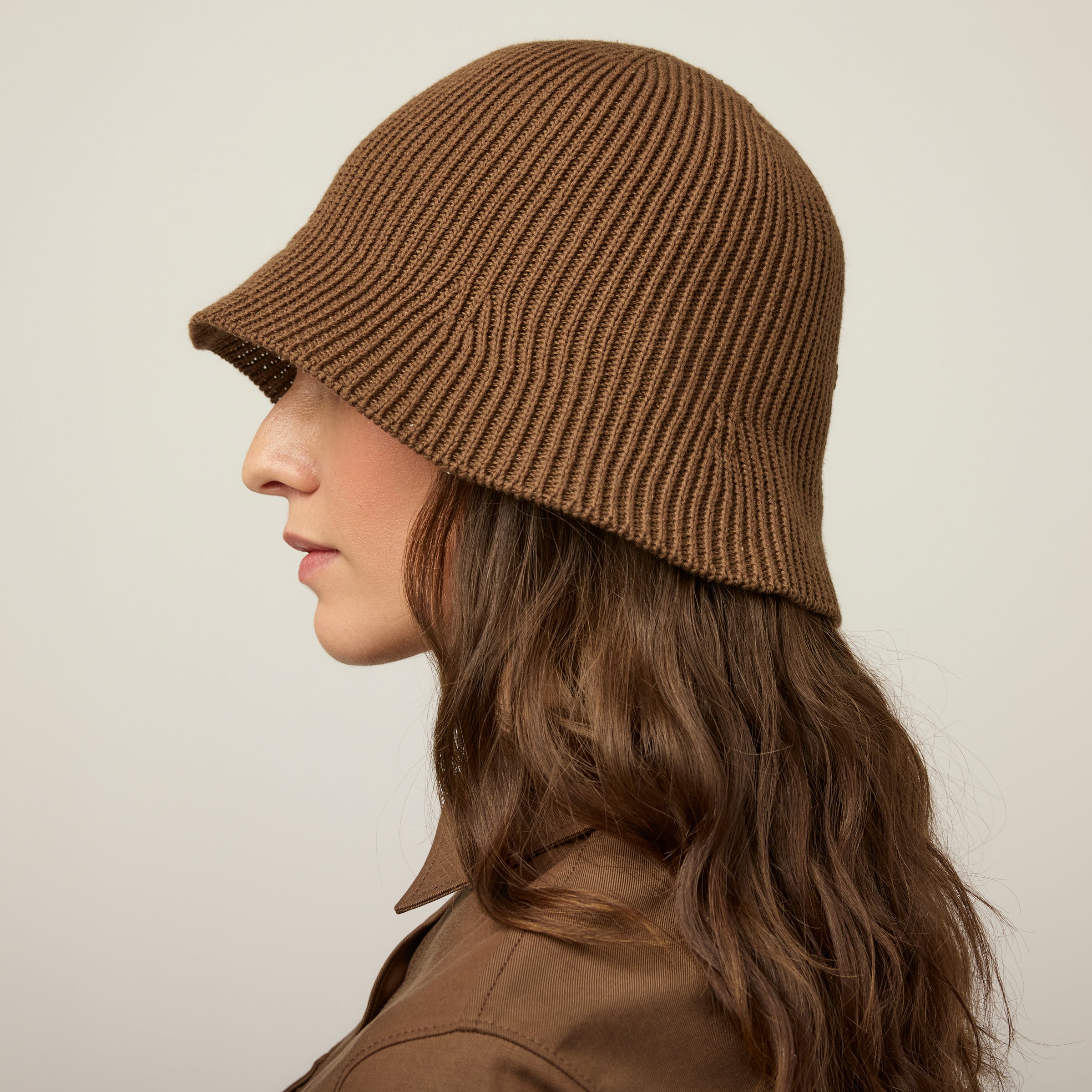 Ribbed Knit Bucket - Image 5