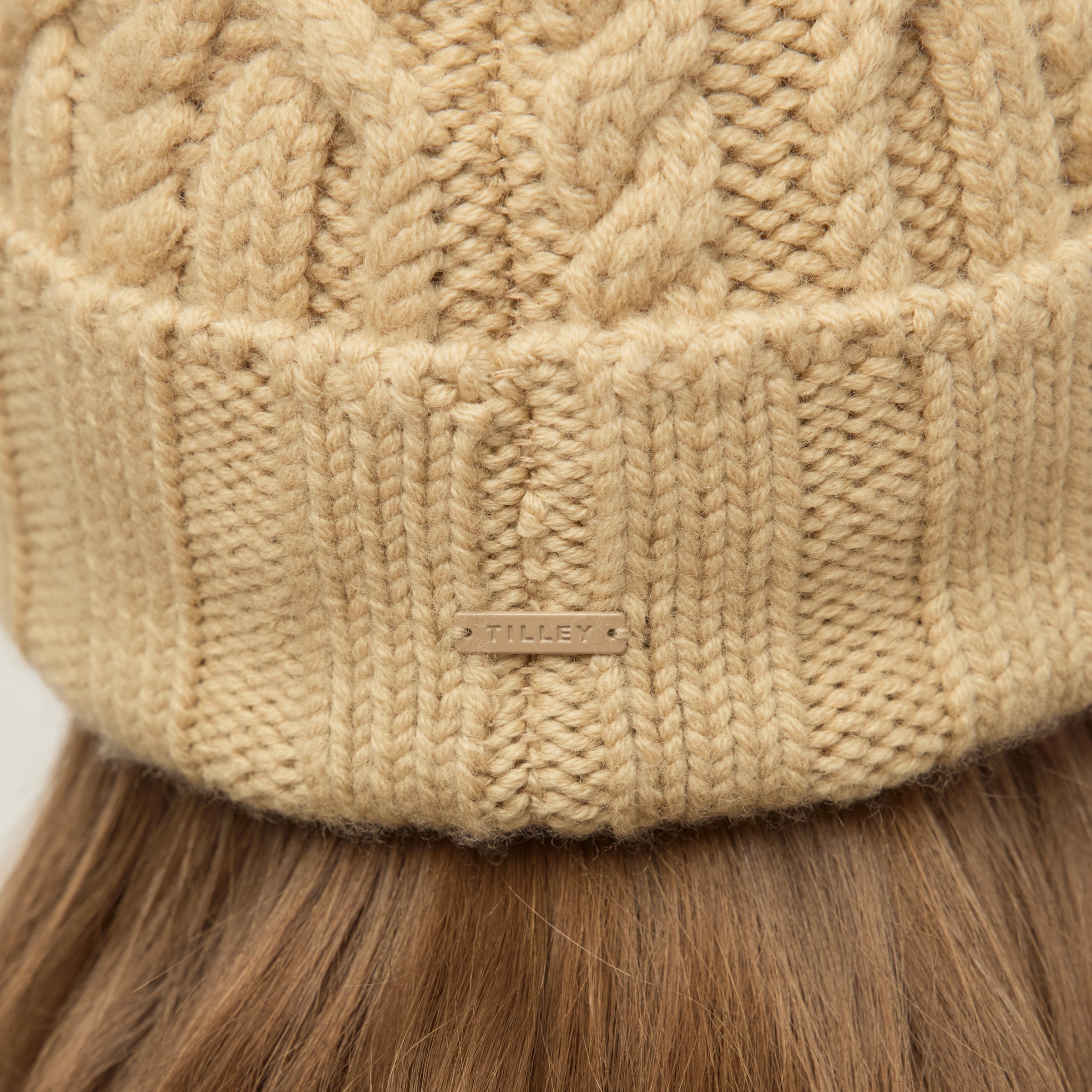 Pom Pom Cable Beanie - Image 21