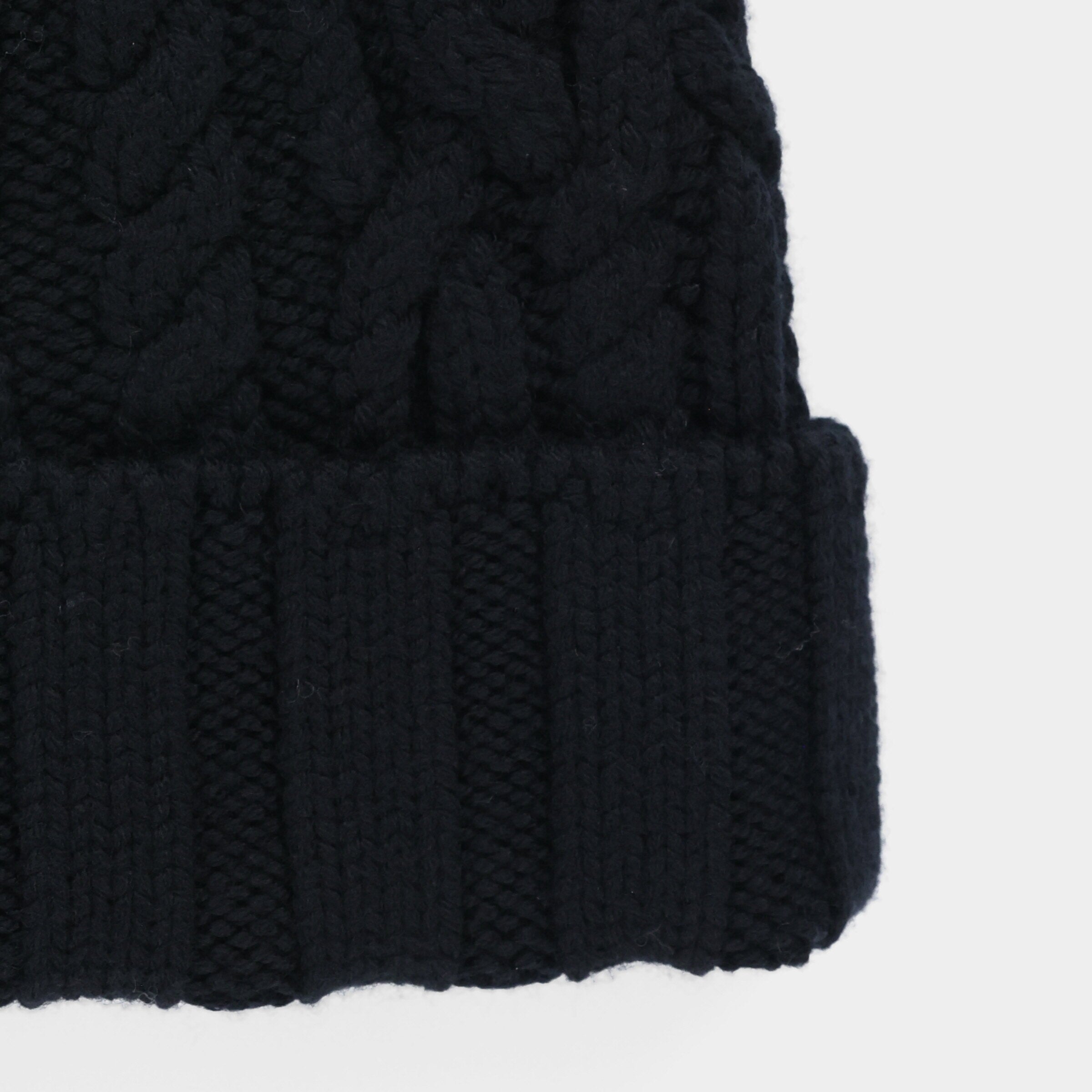 Pom Pom Cable Beanie - Image 34