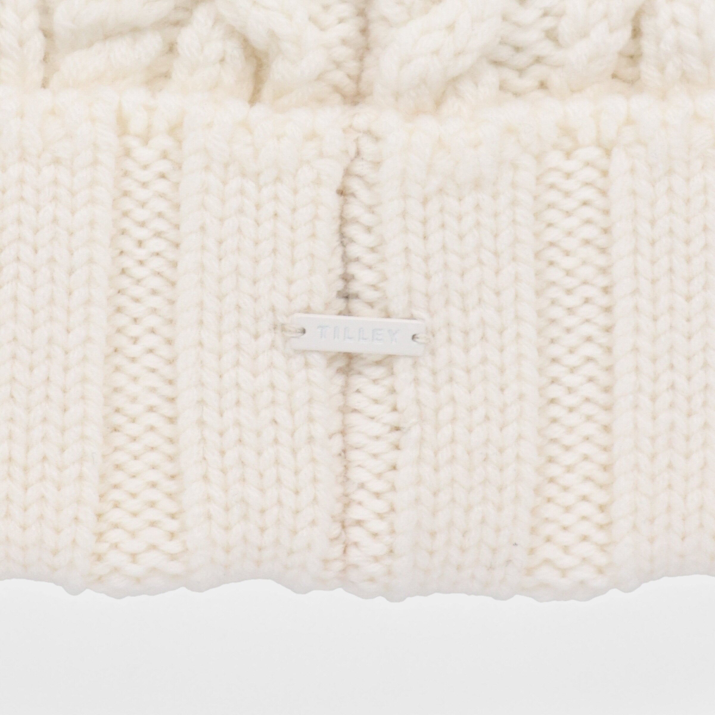 Pom Pom Cable Beanie - Image 6