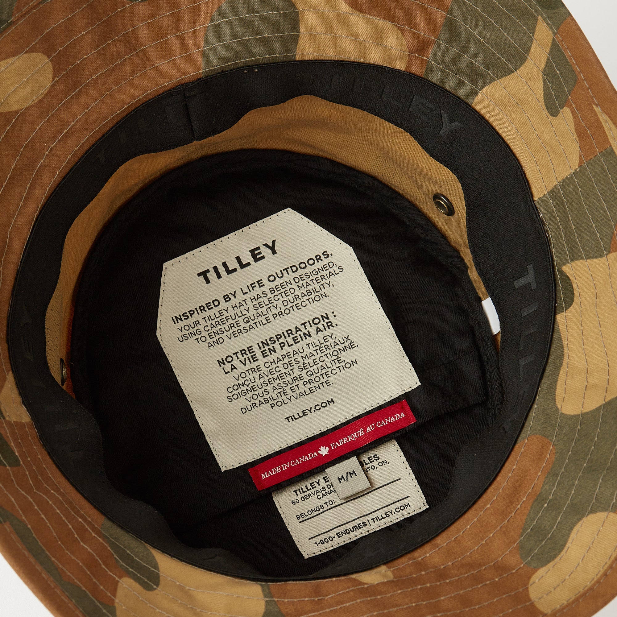 Waxed Camo Bucket Hat - Image 4