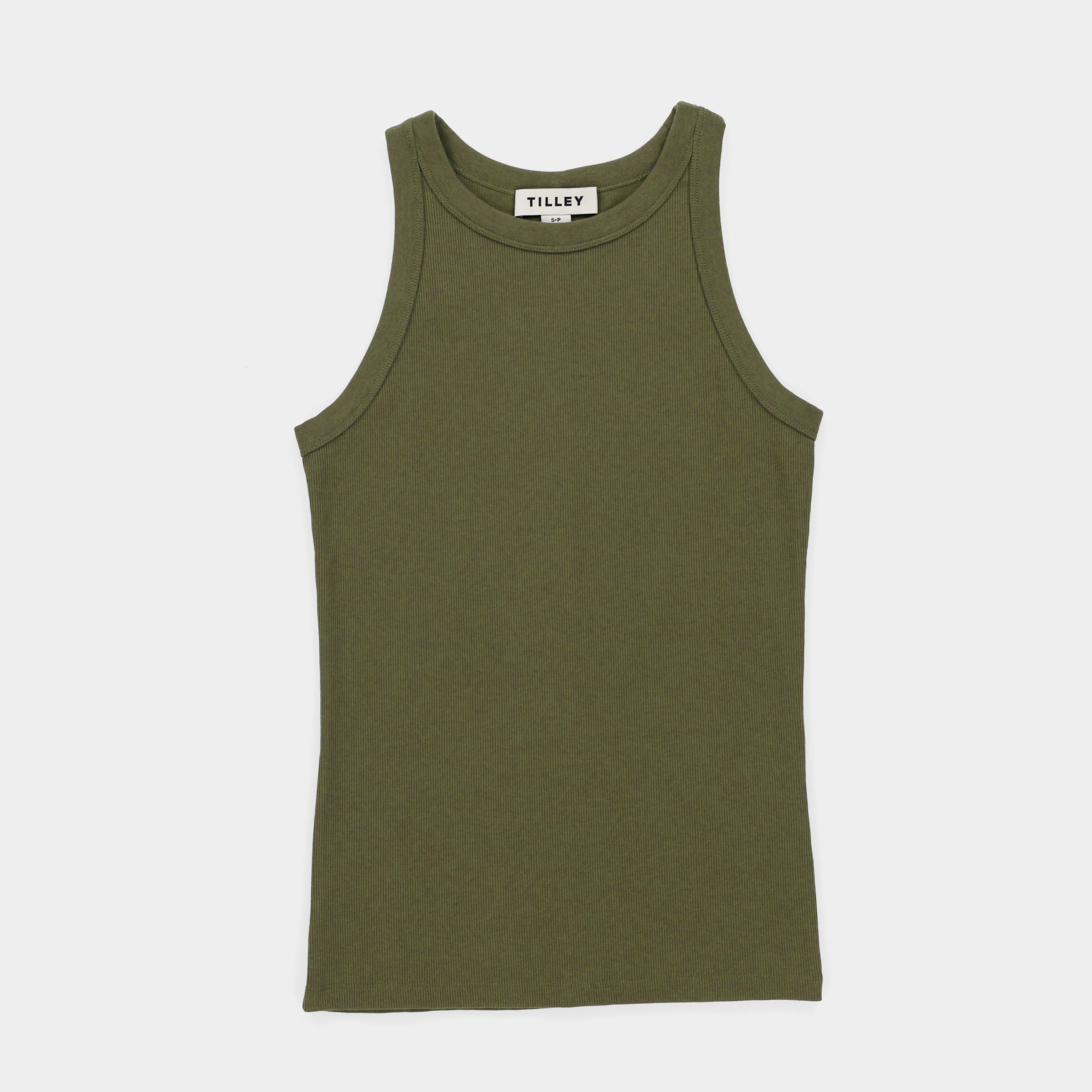 High Neck Rib Tank - Image 56