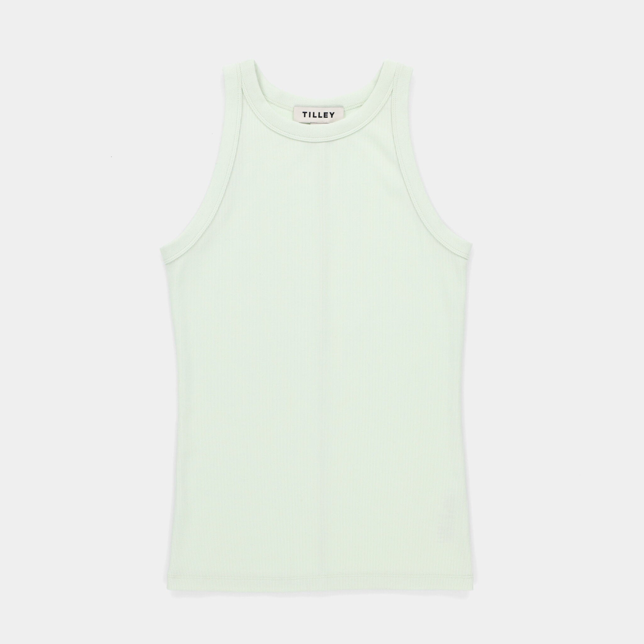 High Neck Rib Tank - Image 16