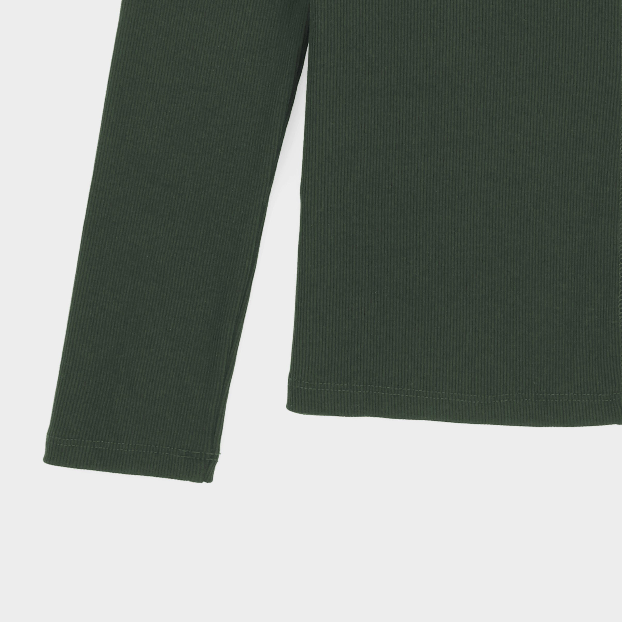 Long Sleeve Tencel Rib Tee - Image 44