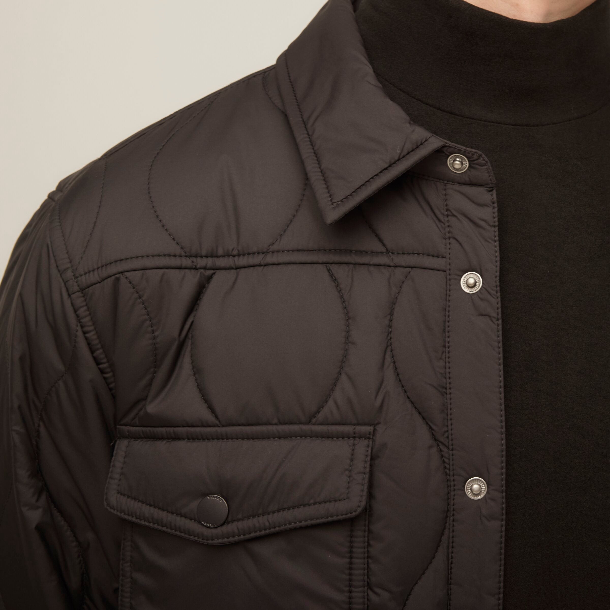 Quilted Shirt Jacket - Image 4