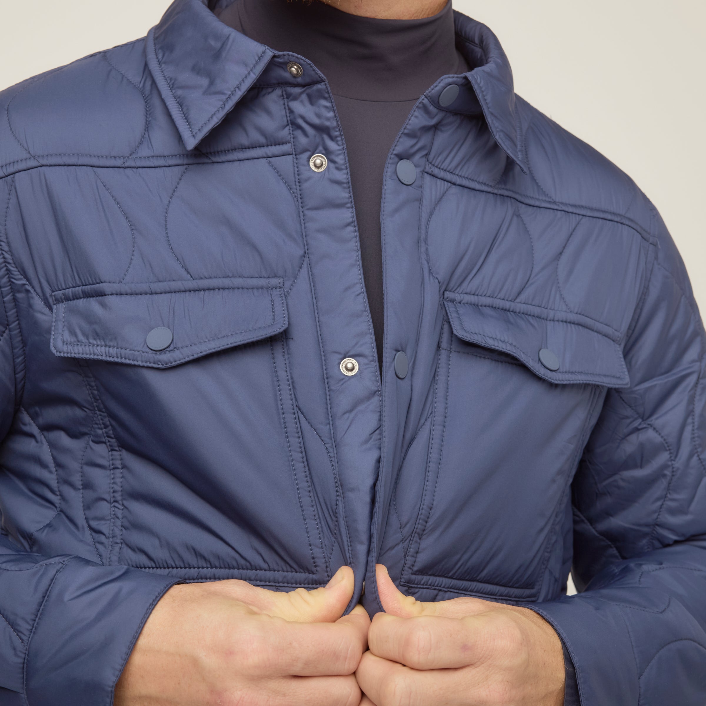 Quilted Shirt Jacket - Image 34
