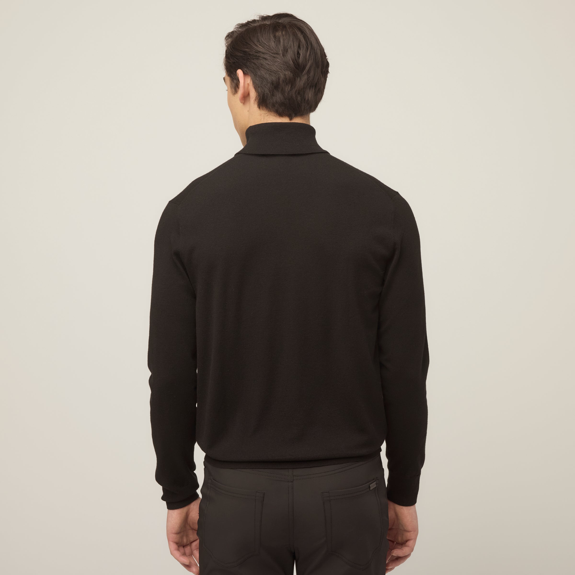 Stretch Merino Turtleneck - Image 9