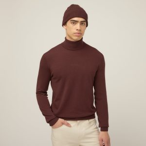 Stretch Merino Turtleneck