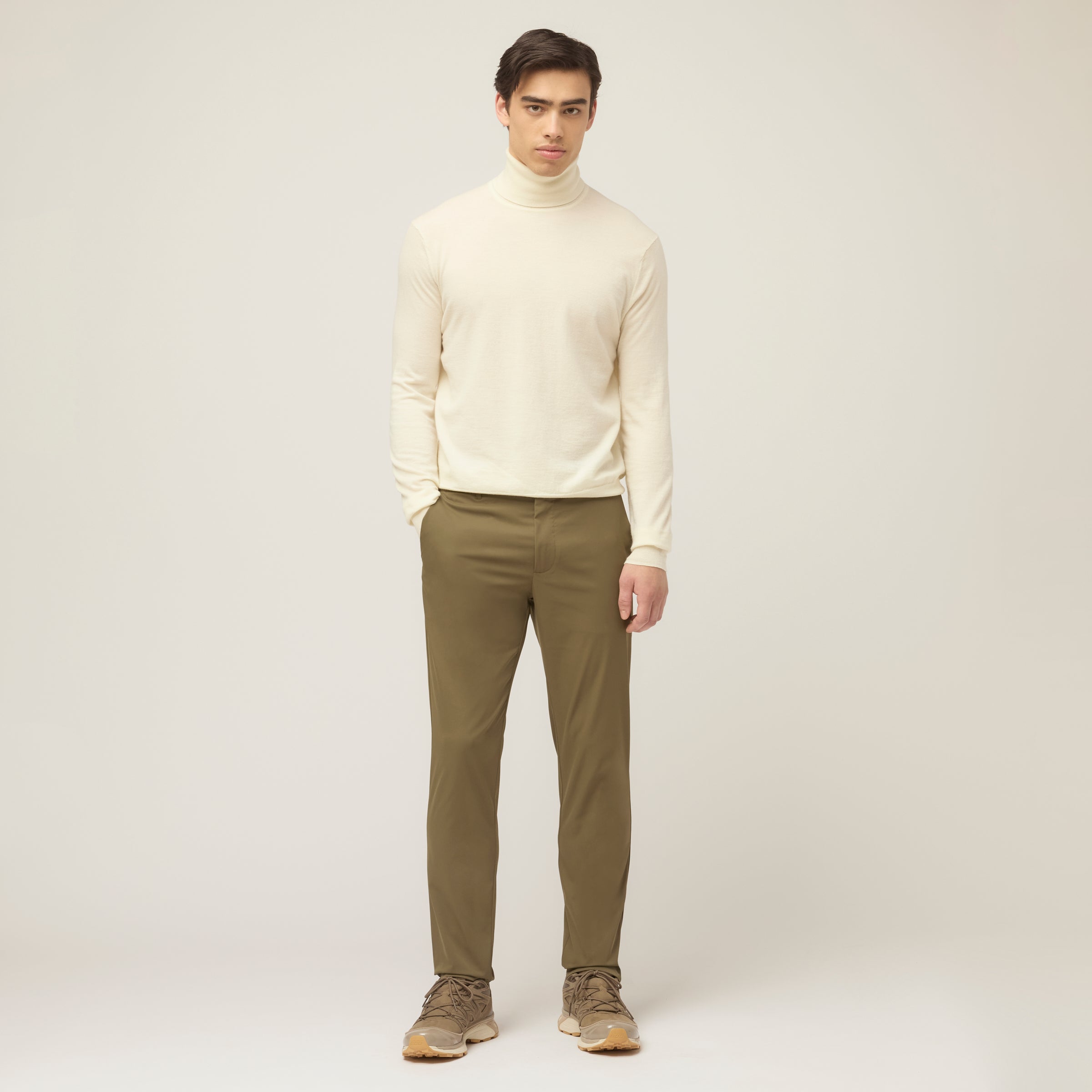 Stretch Merino Turtleneck - Image 17
