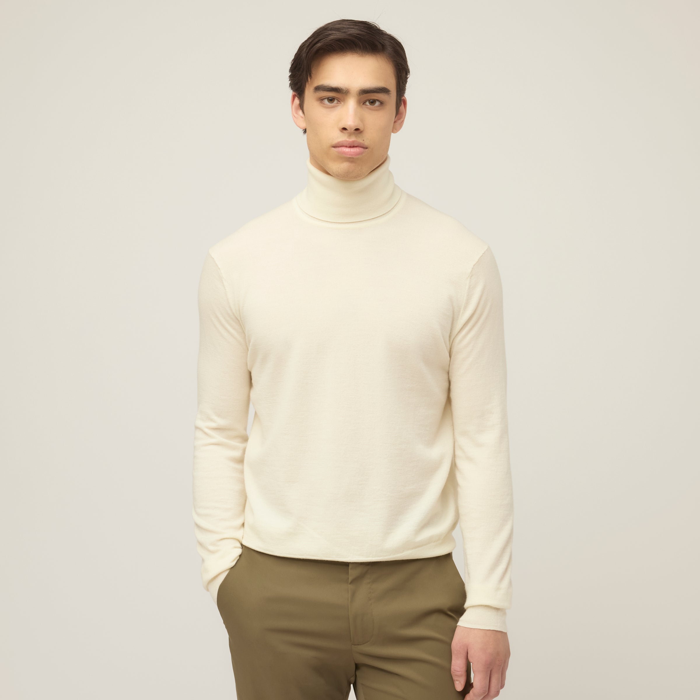 Stretch Merino Turtleneck - Image 13
