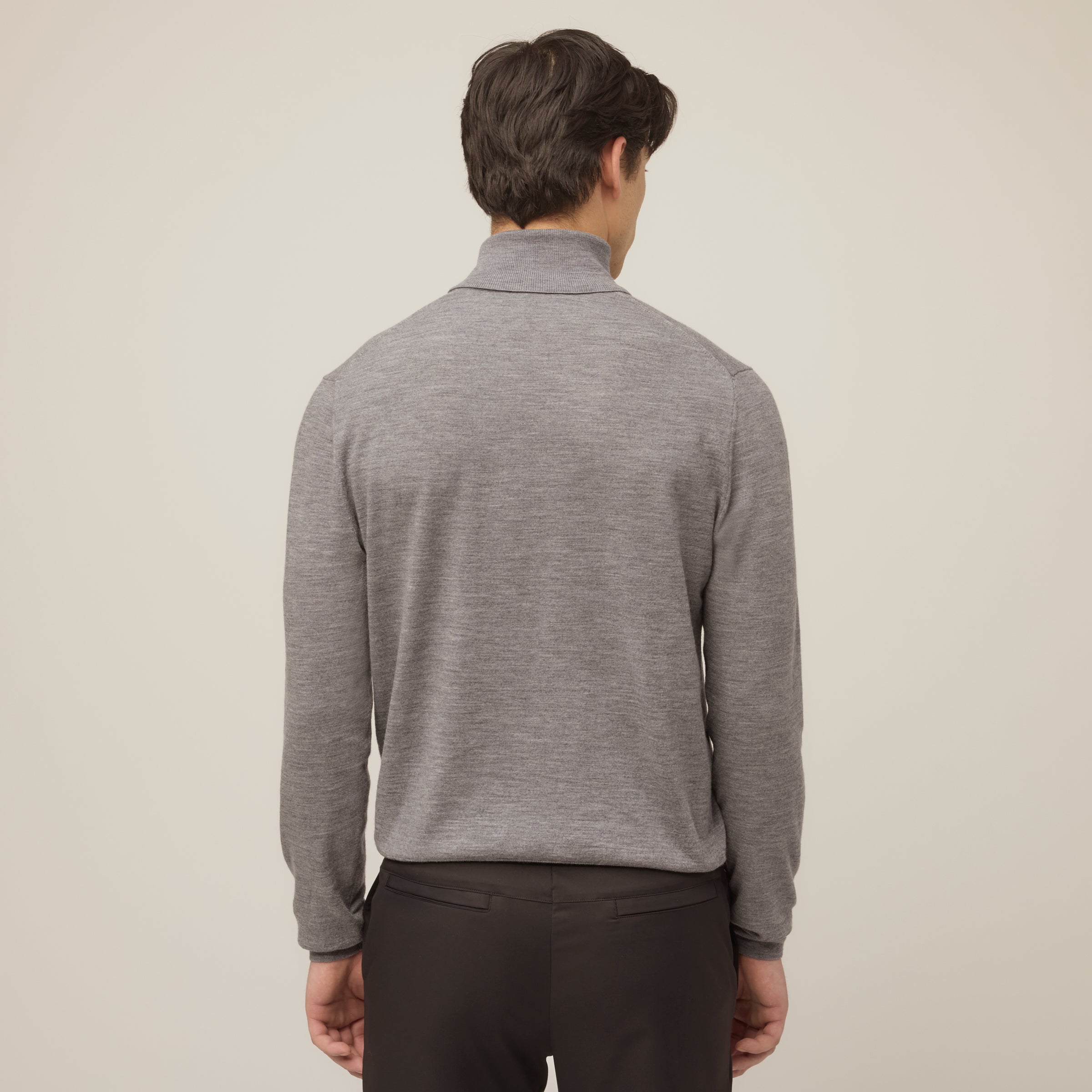 Stretch Merino Turtleneck - Image 22