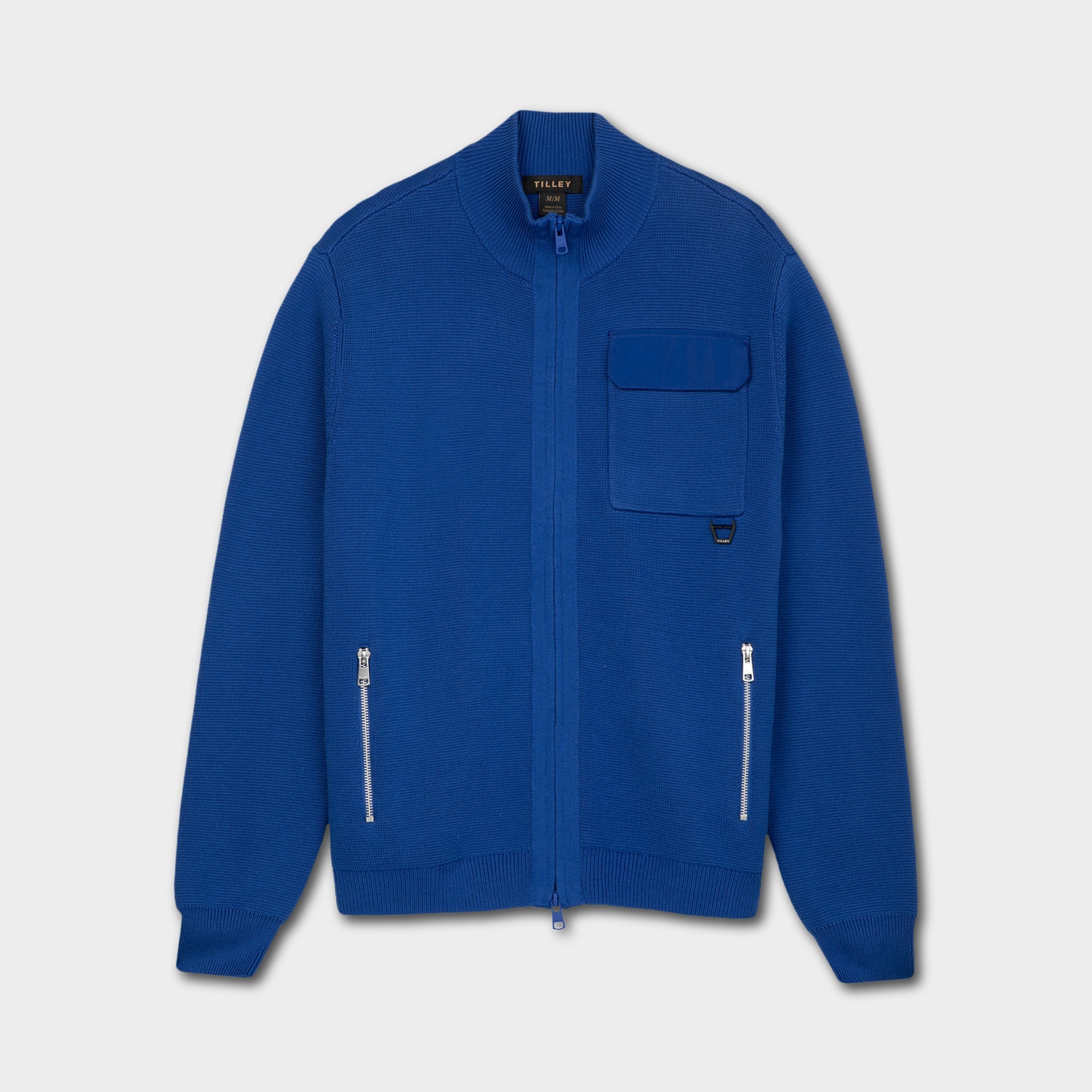 Full Zip Cotton Cardigan