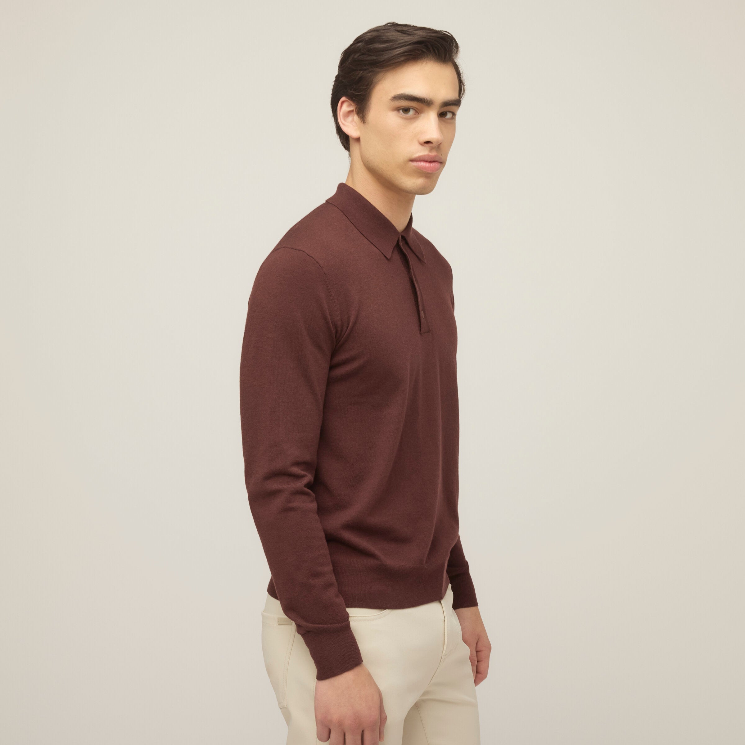 Stretch Merino Polo - Image 21