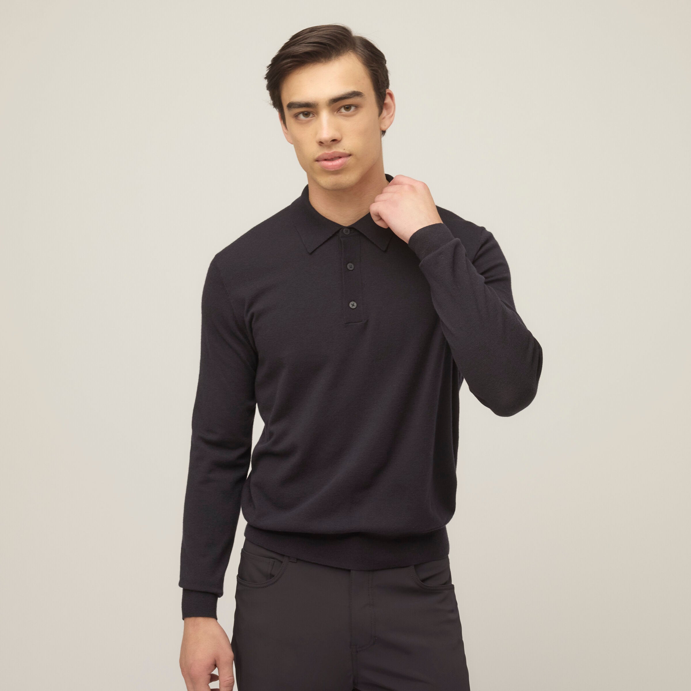 Stretch Merino Polo - Image 11
