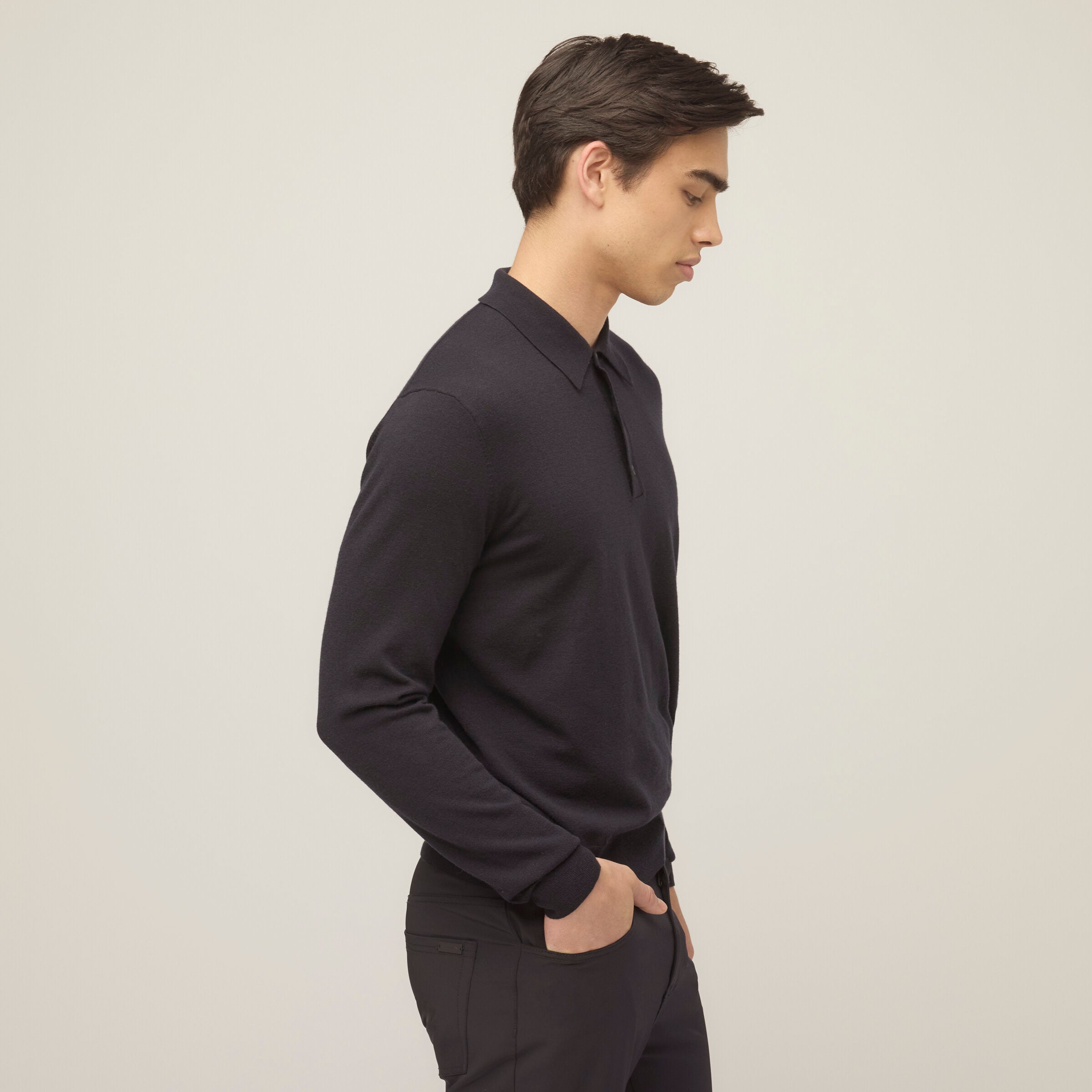 Stretch Merino Polo - Image 12