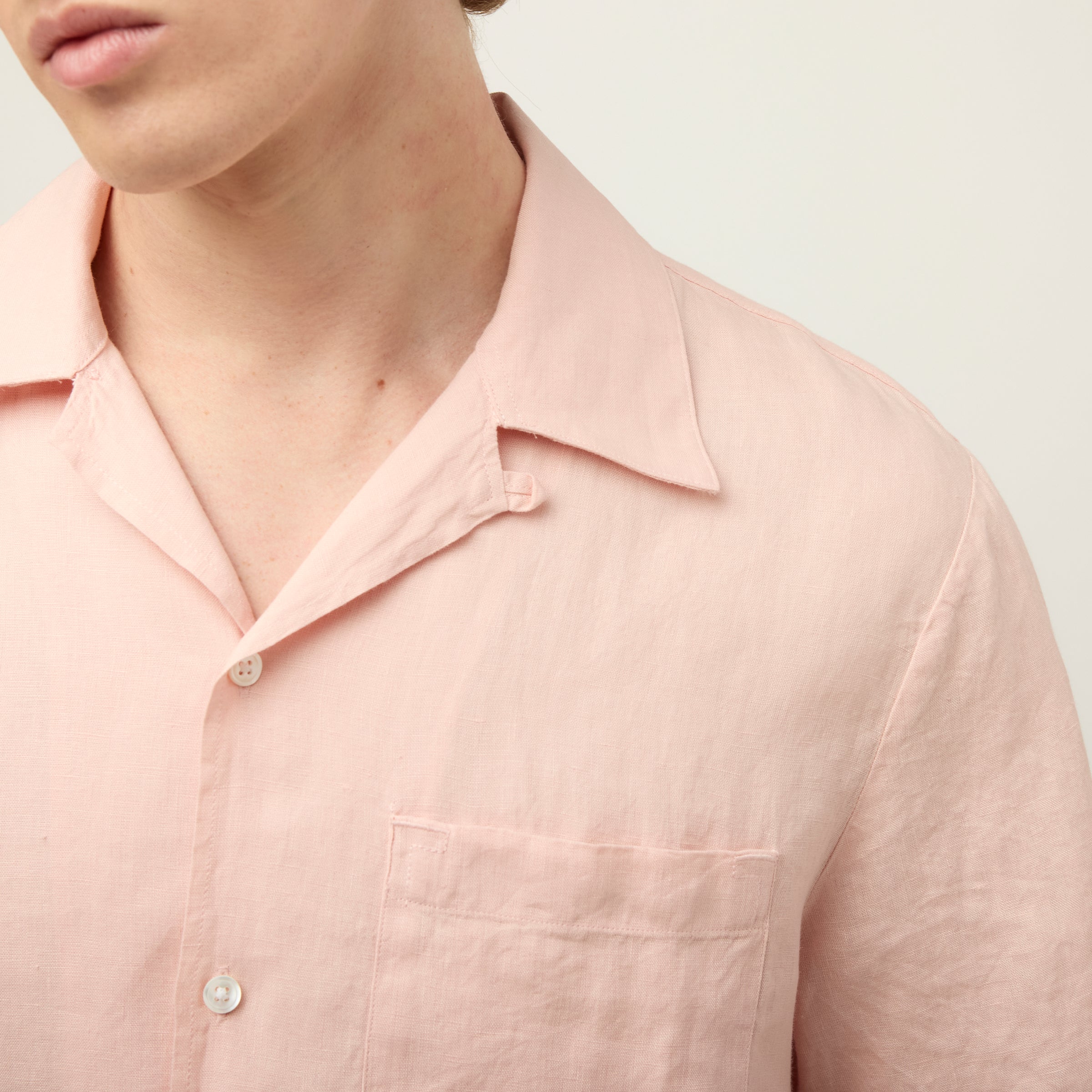 Short Sleeve Linen Camp Shirt - Image 27