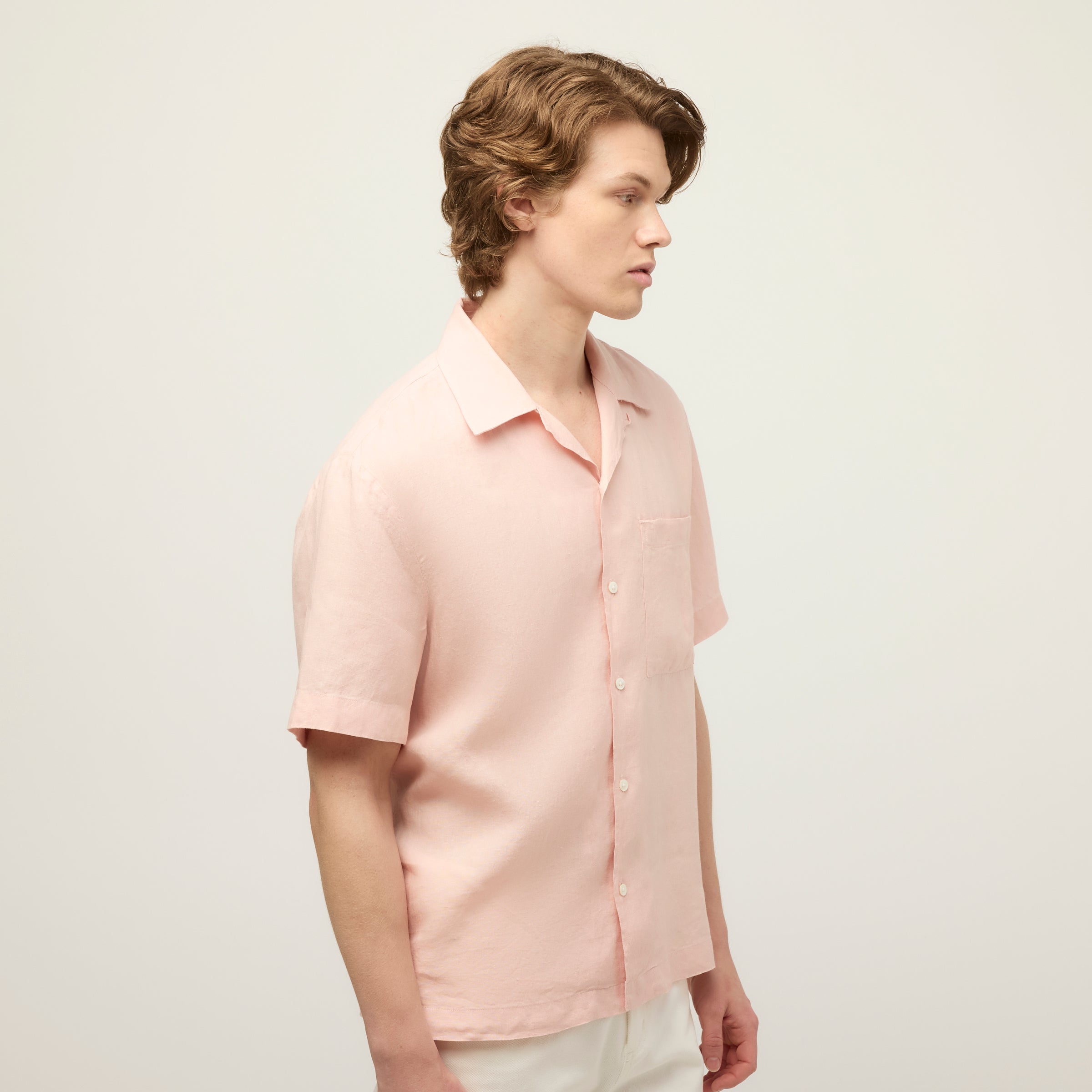 Short Sleeve Linen Camp Shirt - Image 24