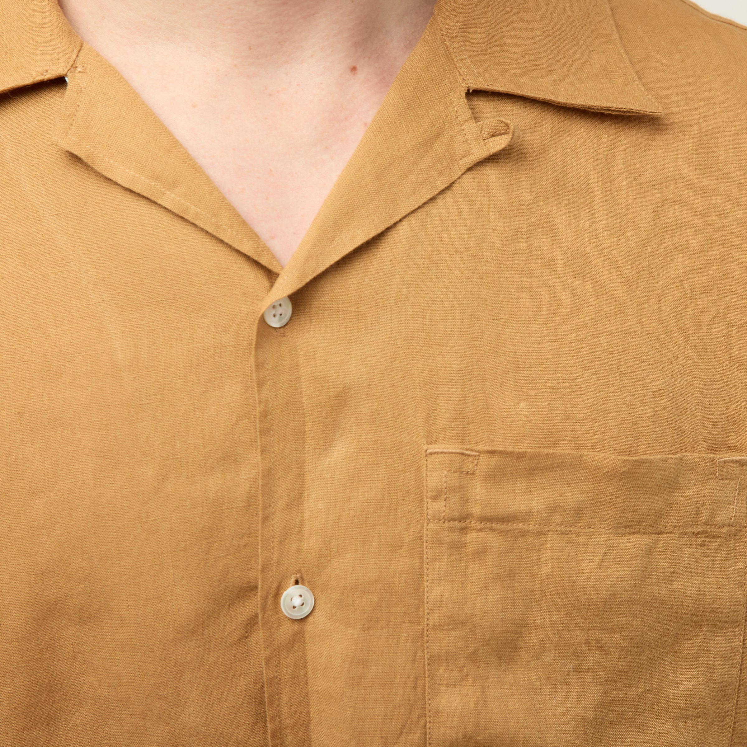 Short Sleeve Linen Camp Shirt - Image 16