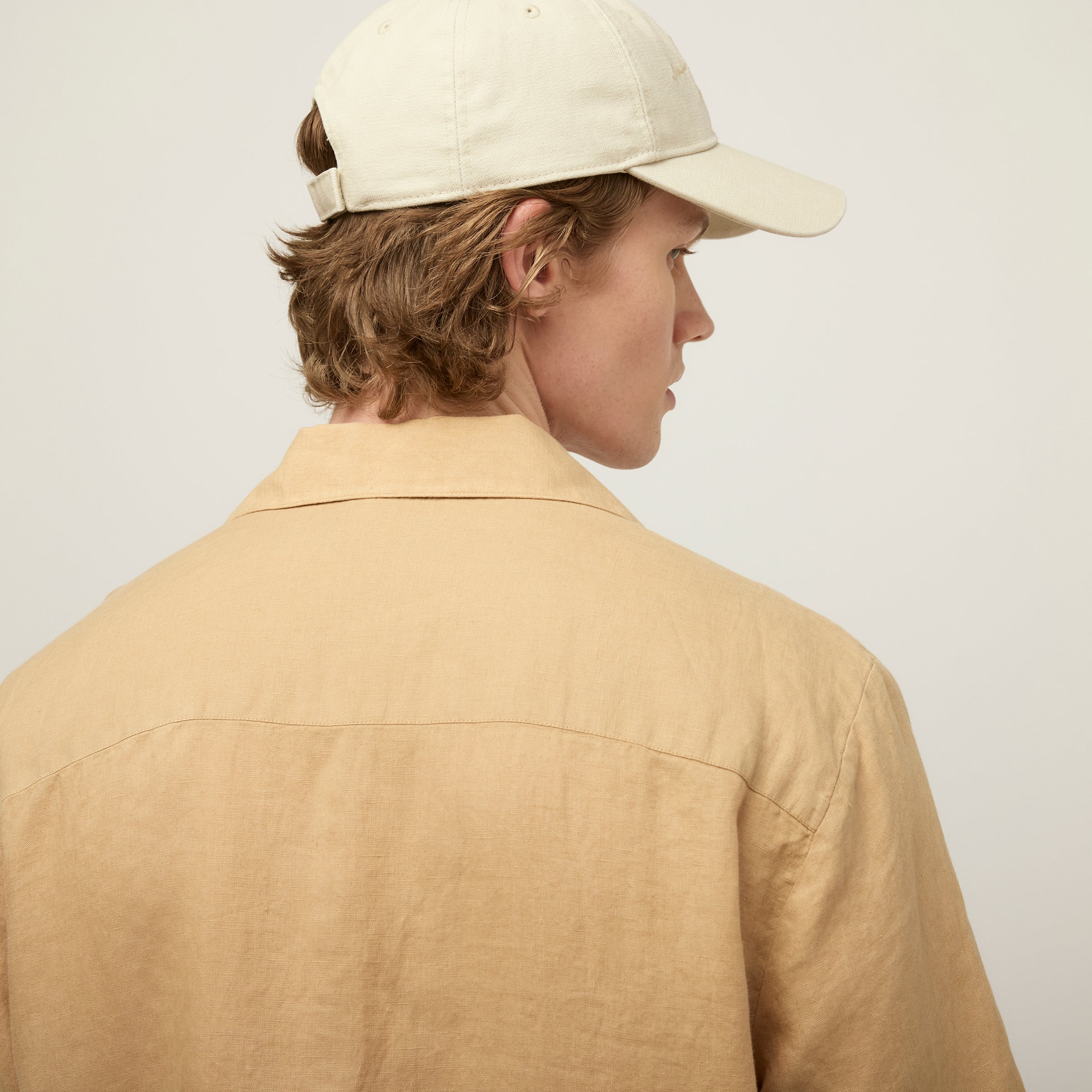 Short Sleeve Linen Camp Shirt - Image 38