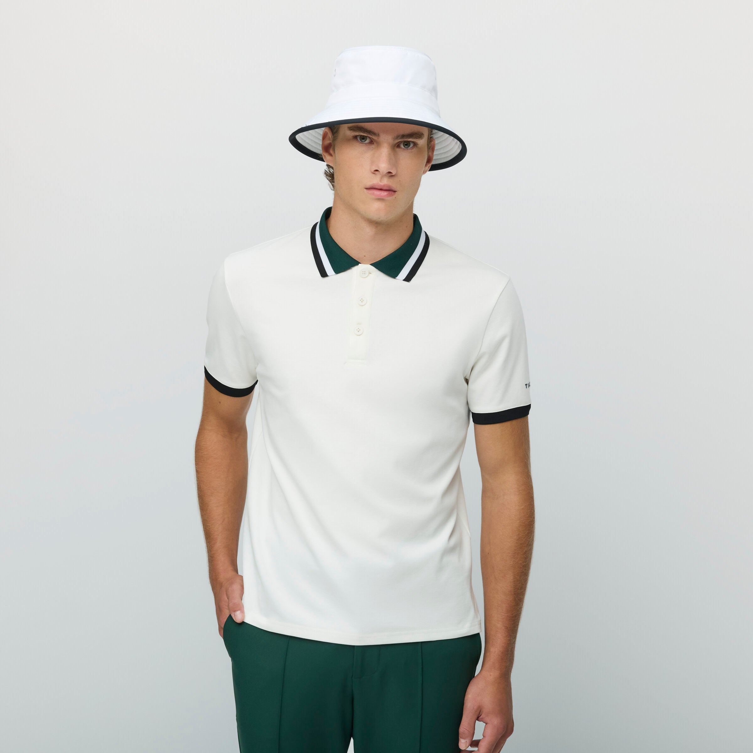 Supima Pique Stripe Polo - Image 2