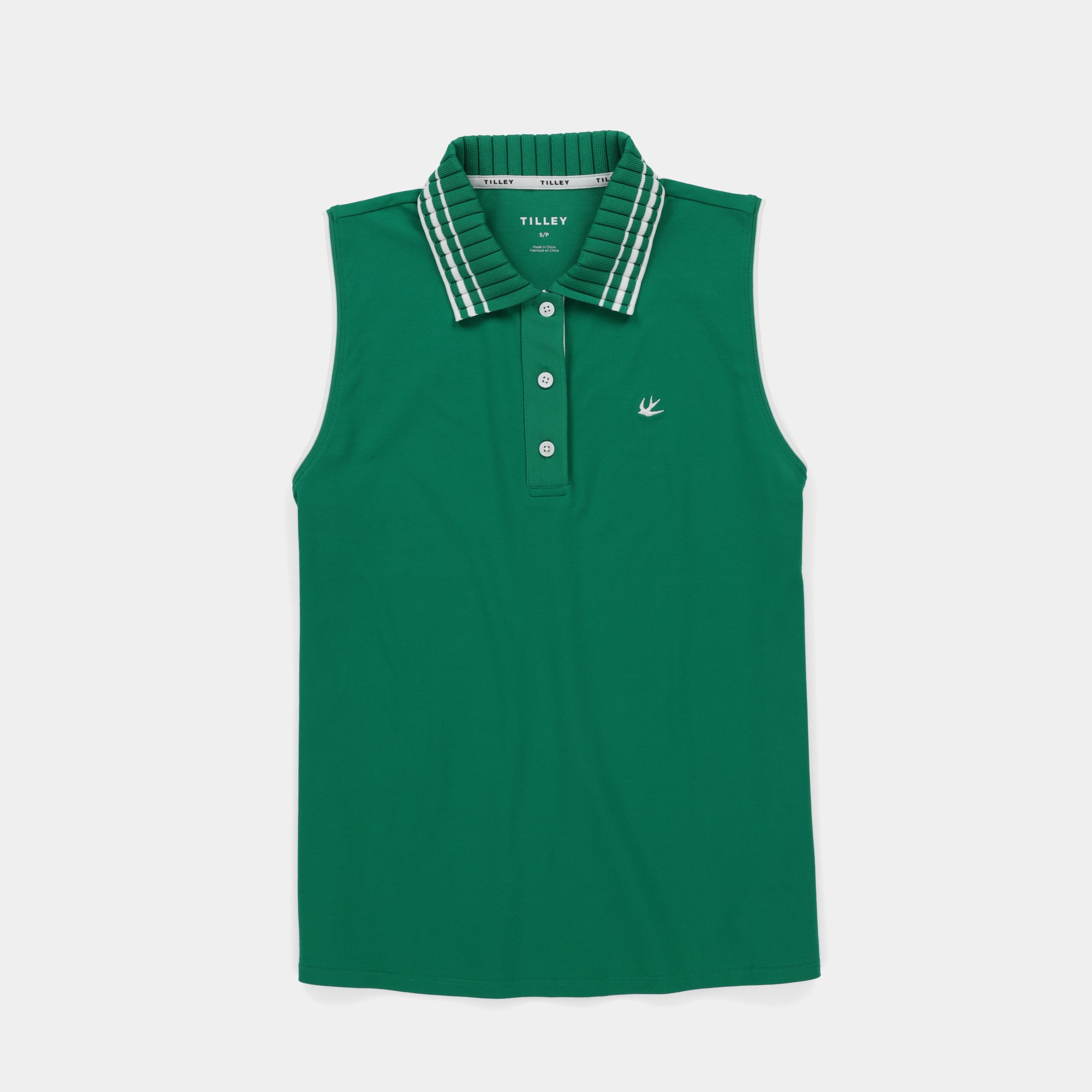 Supima Pique Sleeveless Polo