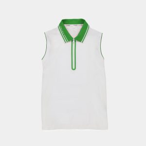 Tech Jersey Sleeveless Zip Polo