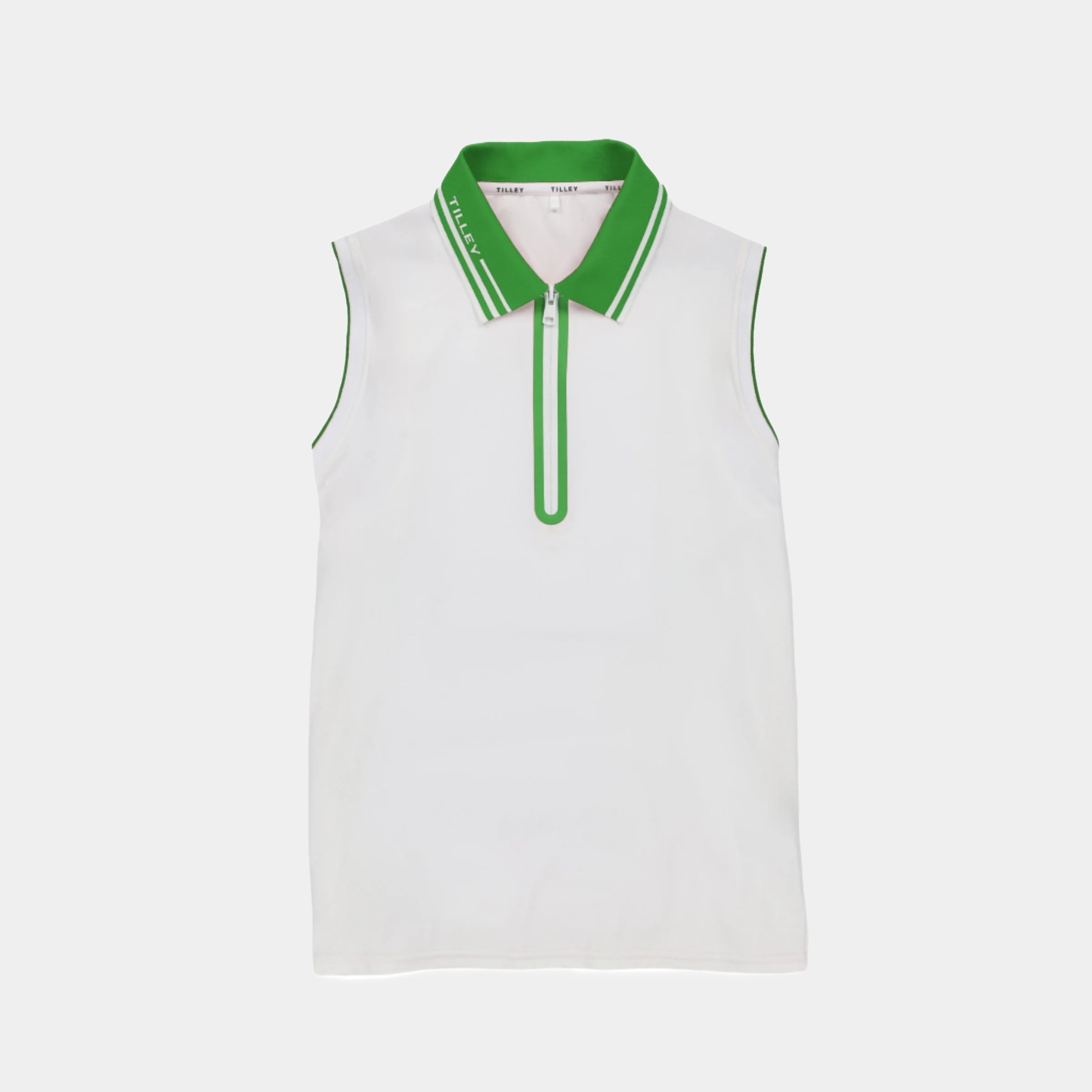 Tech Jersey Sleeveless Zip Polo