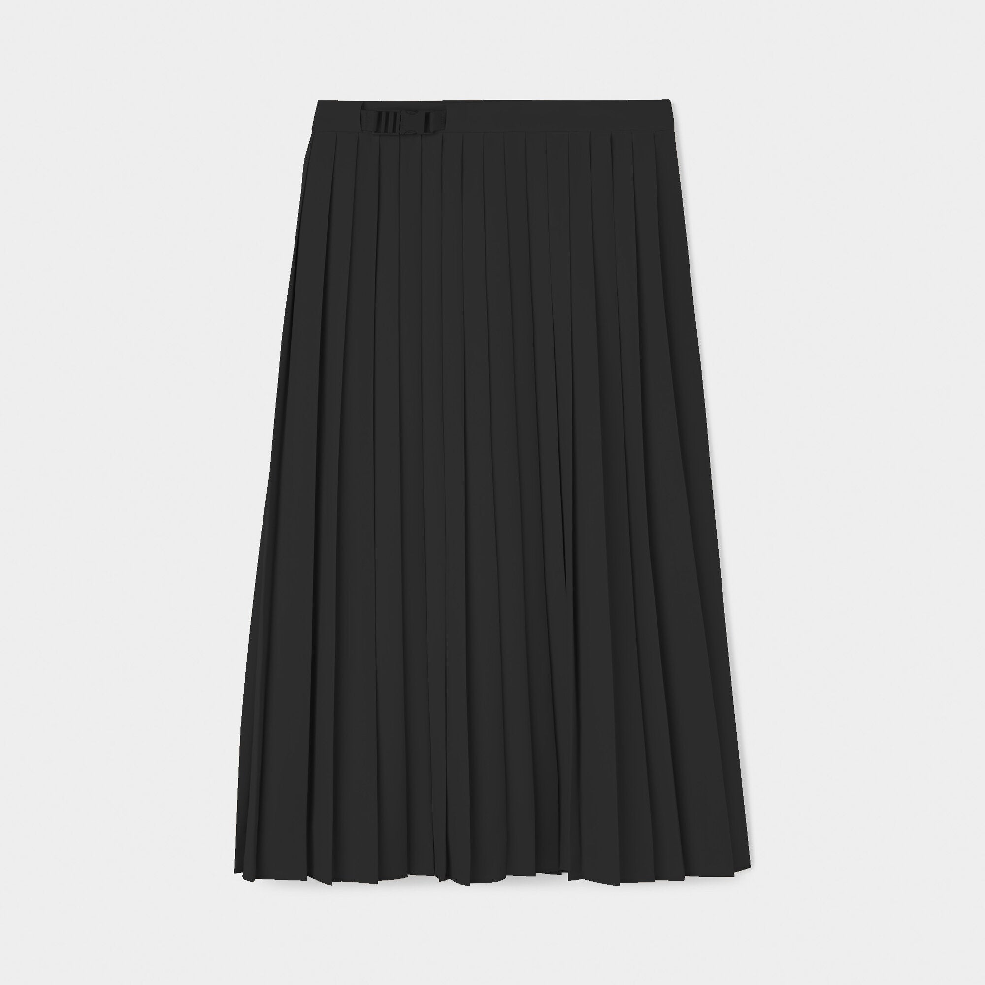 Tech Slk Pleated Midi Skirt - Image 14