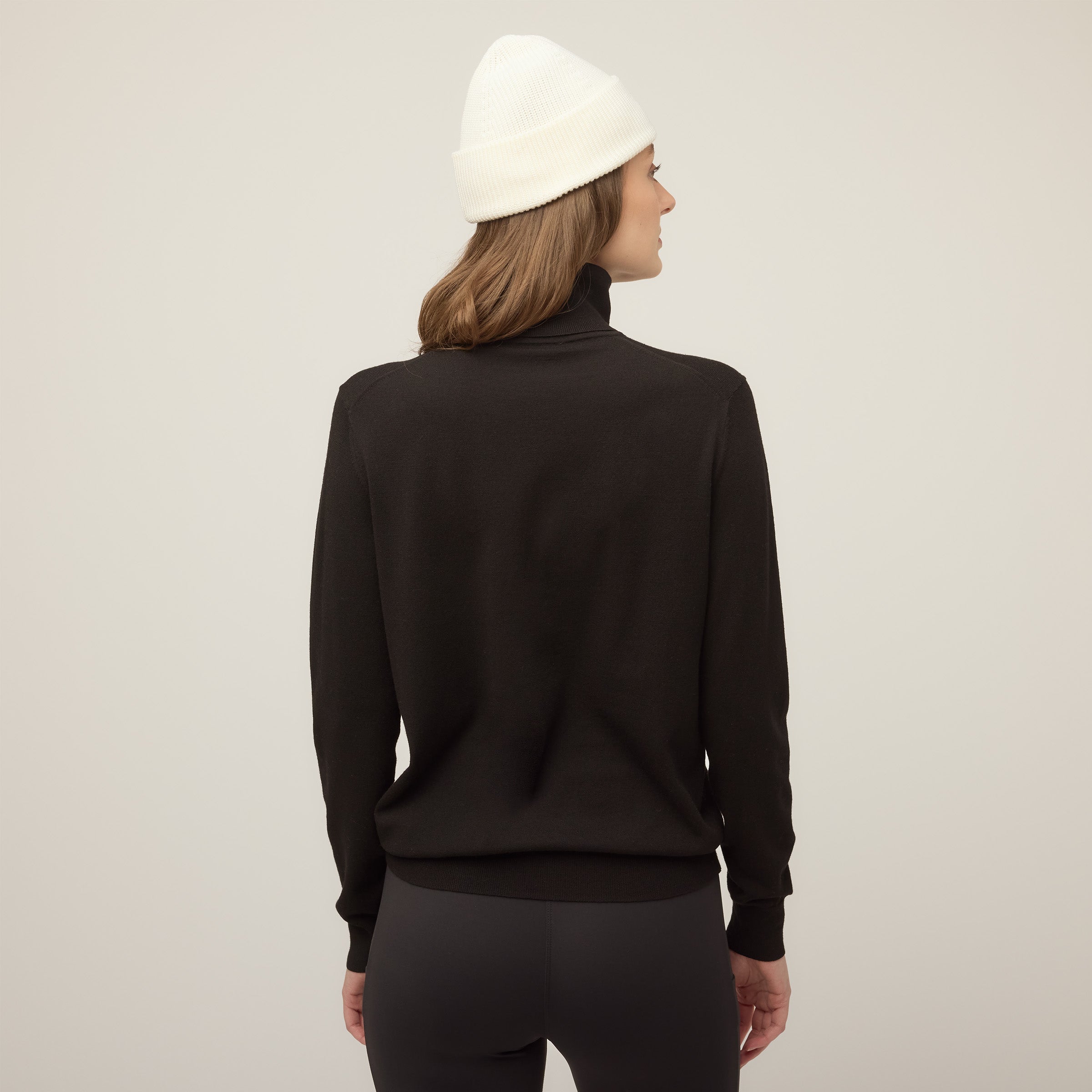 Stretch Merino Turtleneck - Image 4