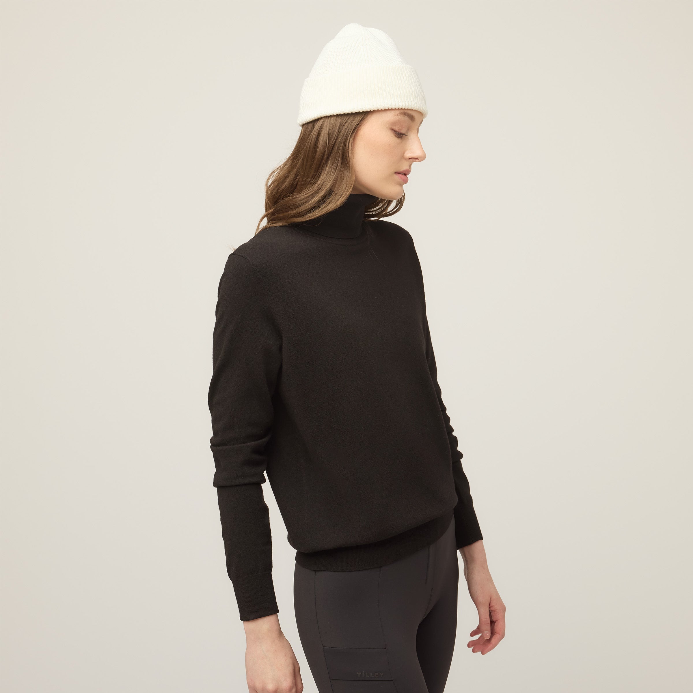 Stretch Merino Turtleneck - Image 3