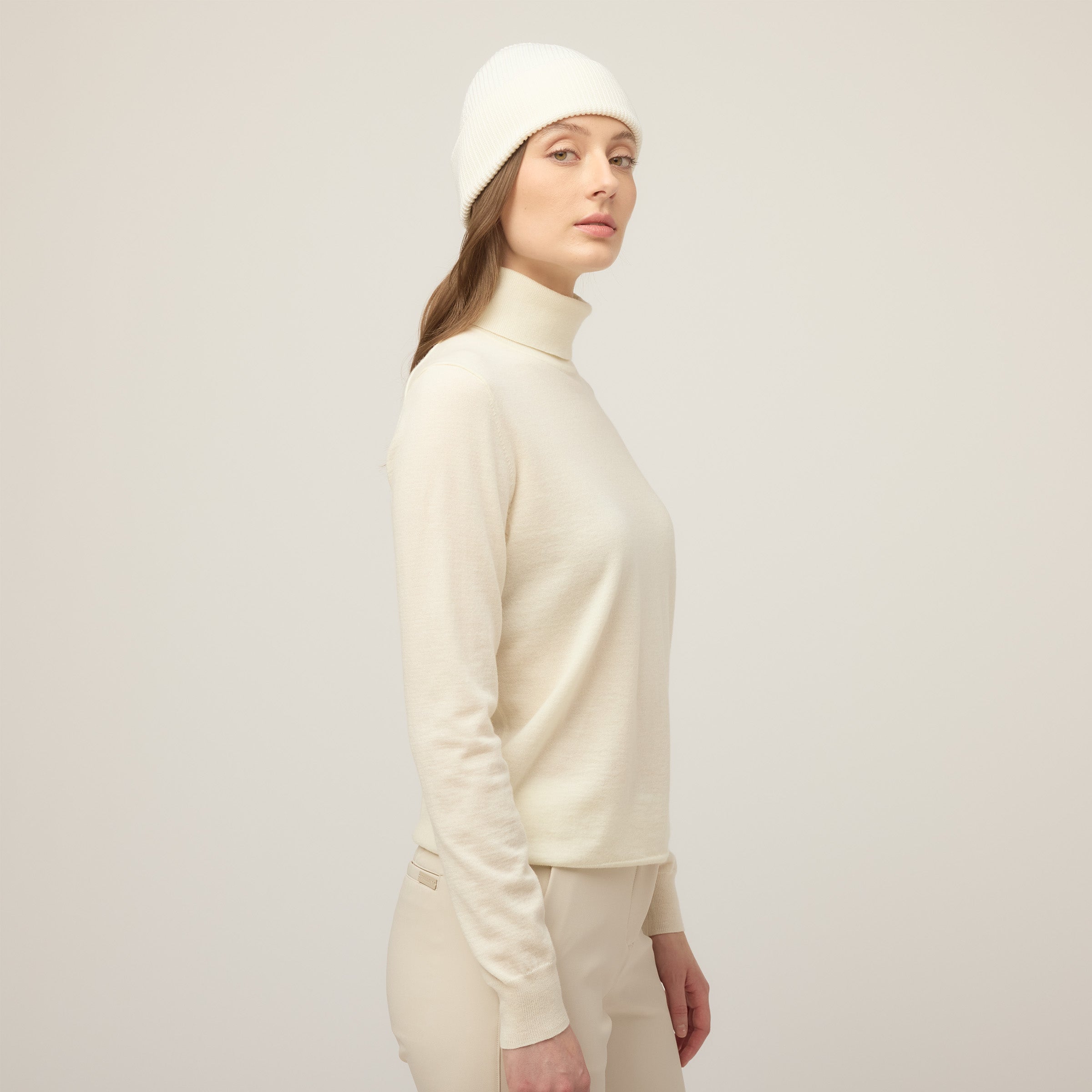 Stretch Merino Turtleneck - Image 8