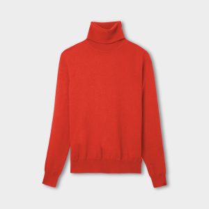 Stretch Merino Turtleneck