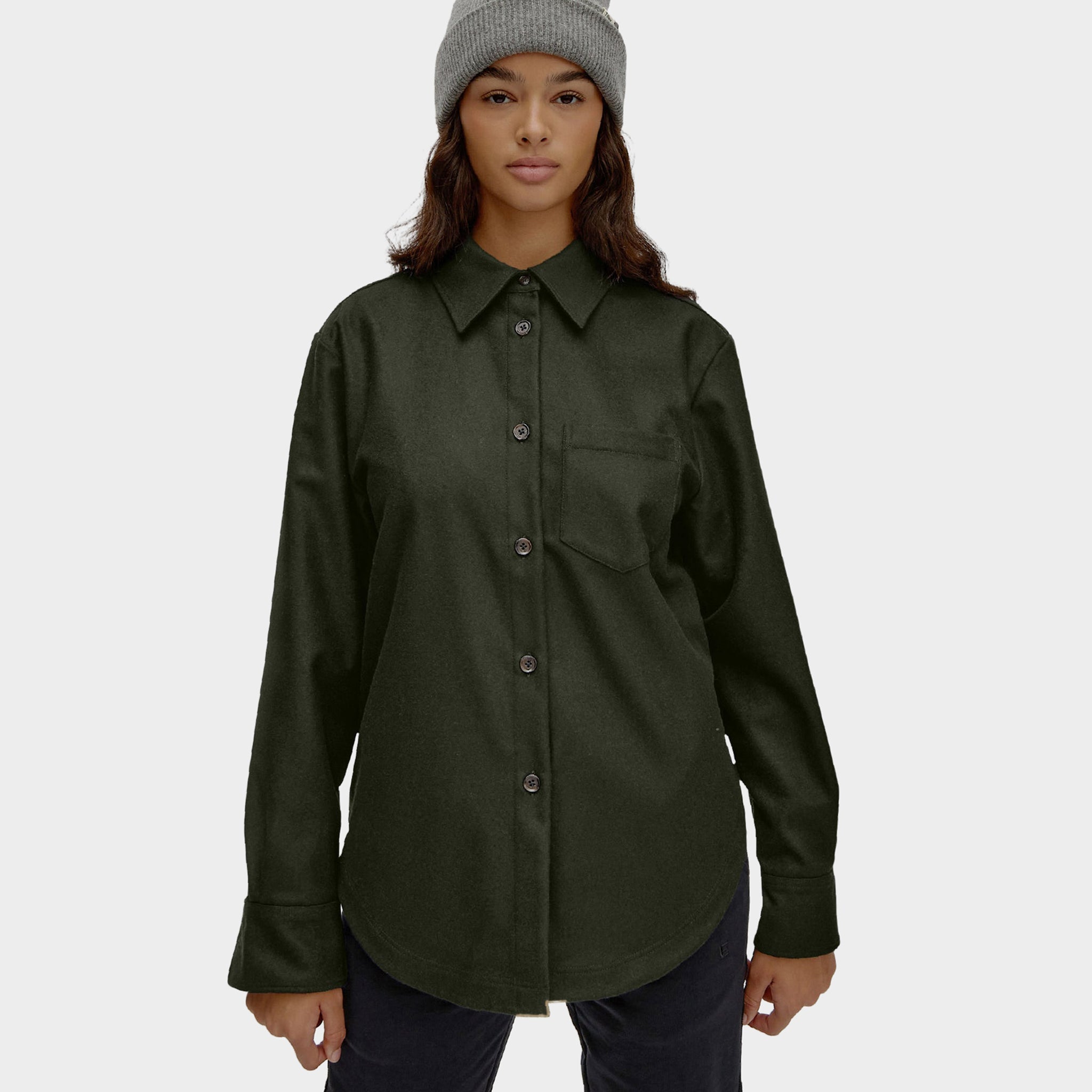 Italian Wool Shirt Jacket - Image 2